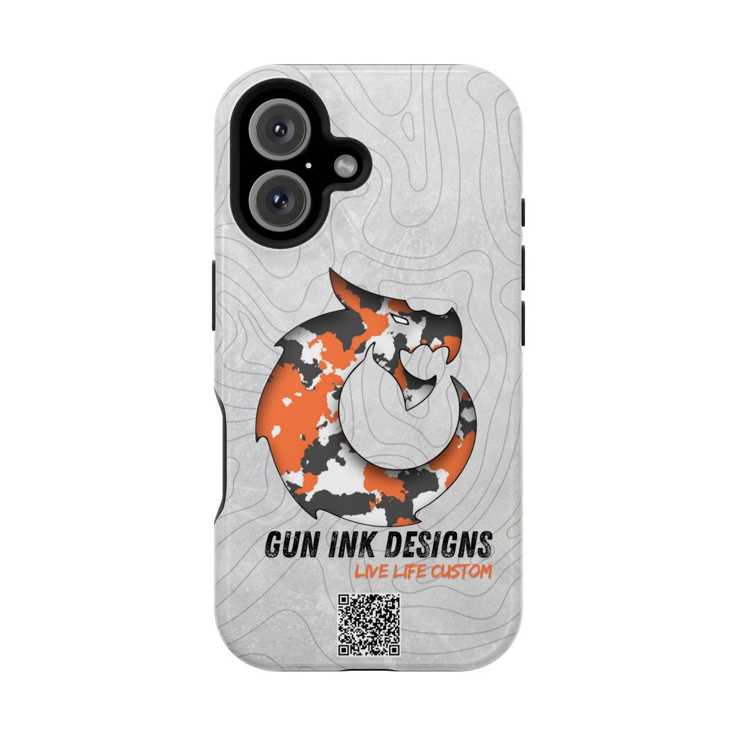 Magnetic Tough Cases - Topo QR code