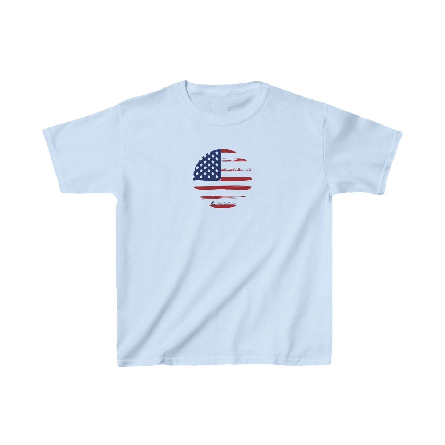 Kids Heavy Cotton™ Tee - Circle Flag