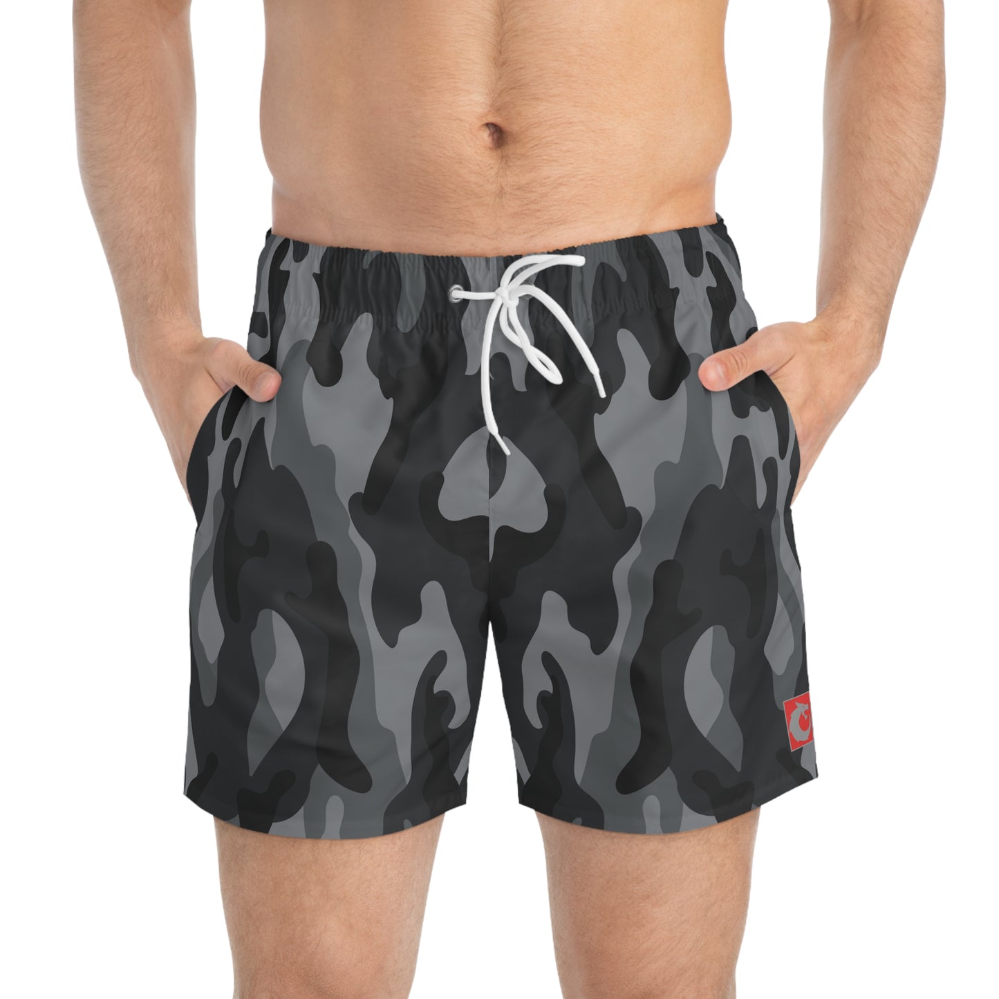Swim Trunks - Gray Camo