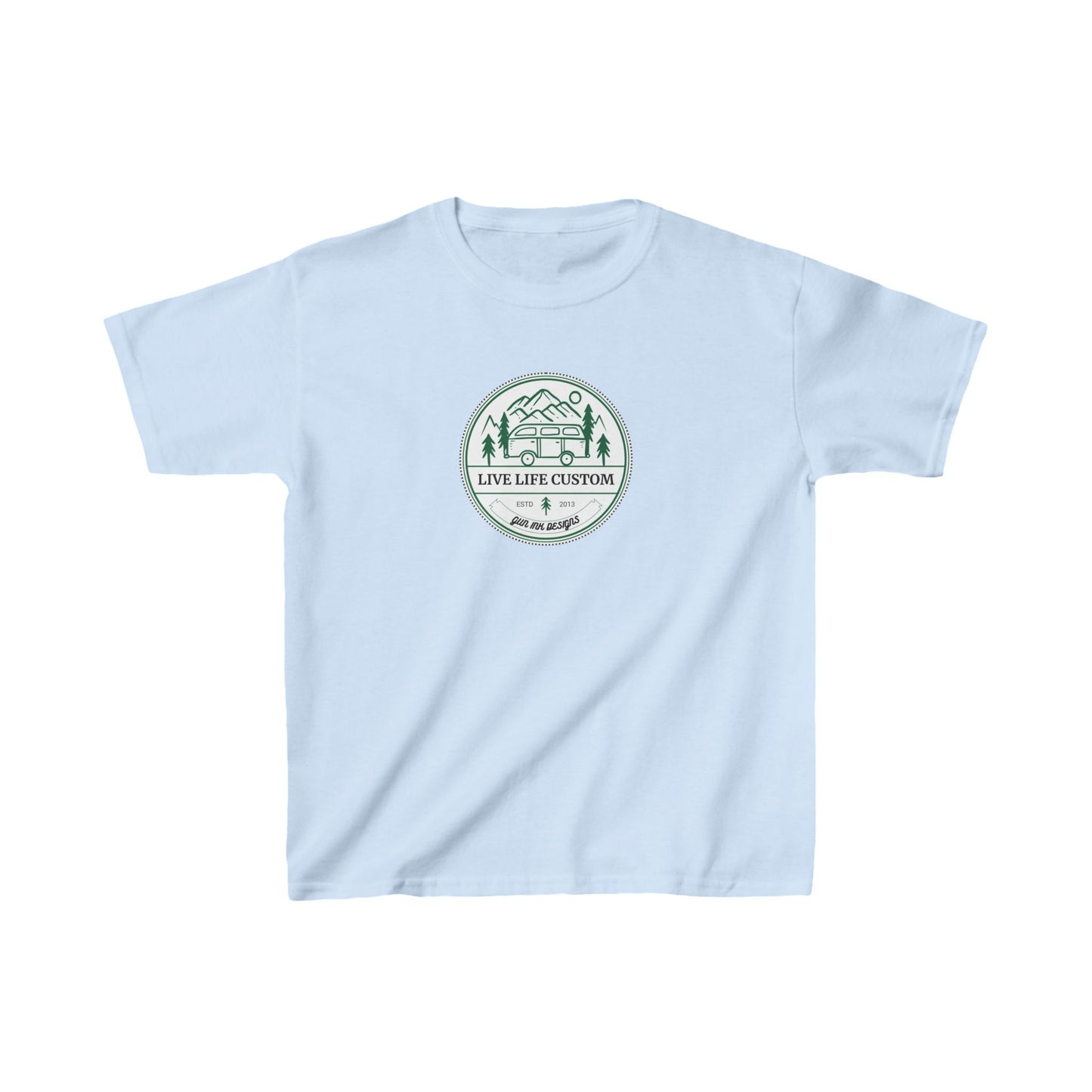 Kids Heavy Cotton™ Tee - Circle Van