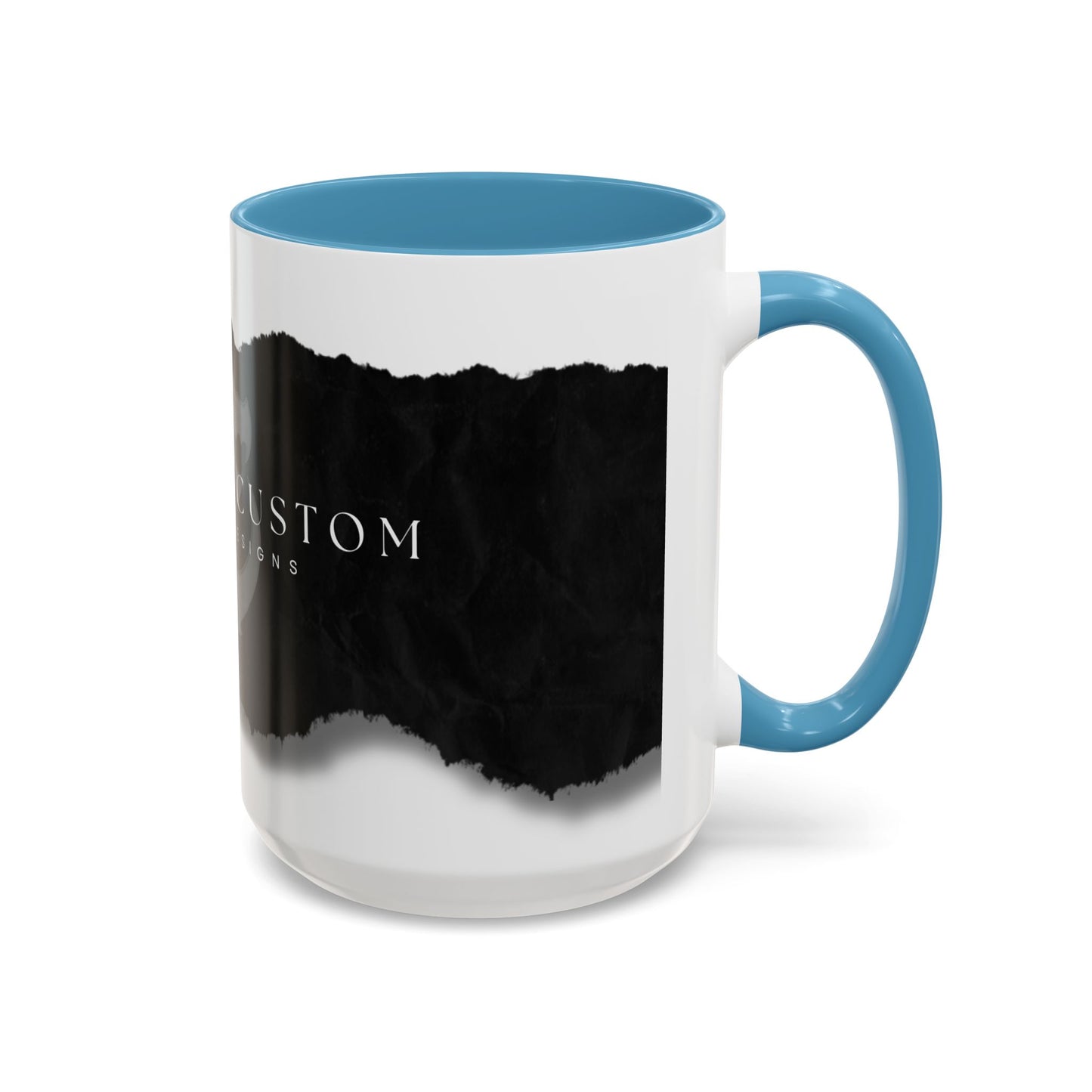 Accent Coffee Mug (11, 15oz) - Torn Paper