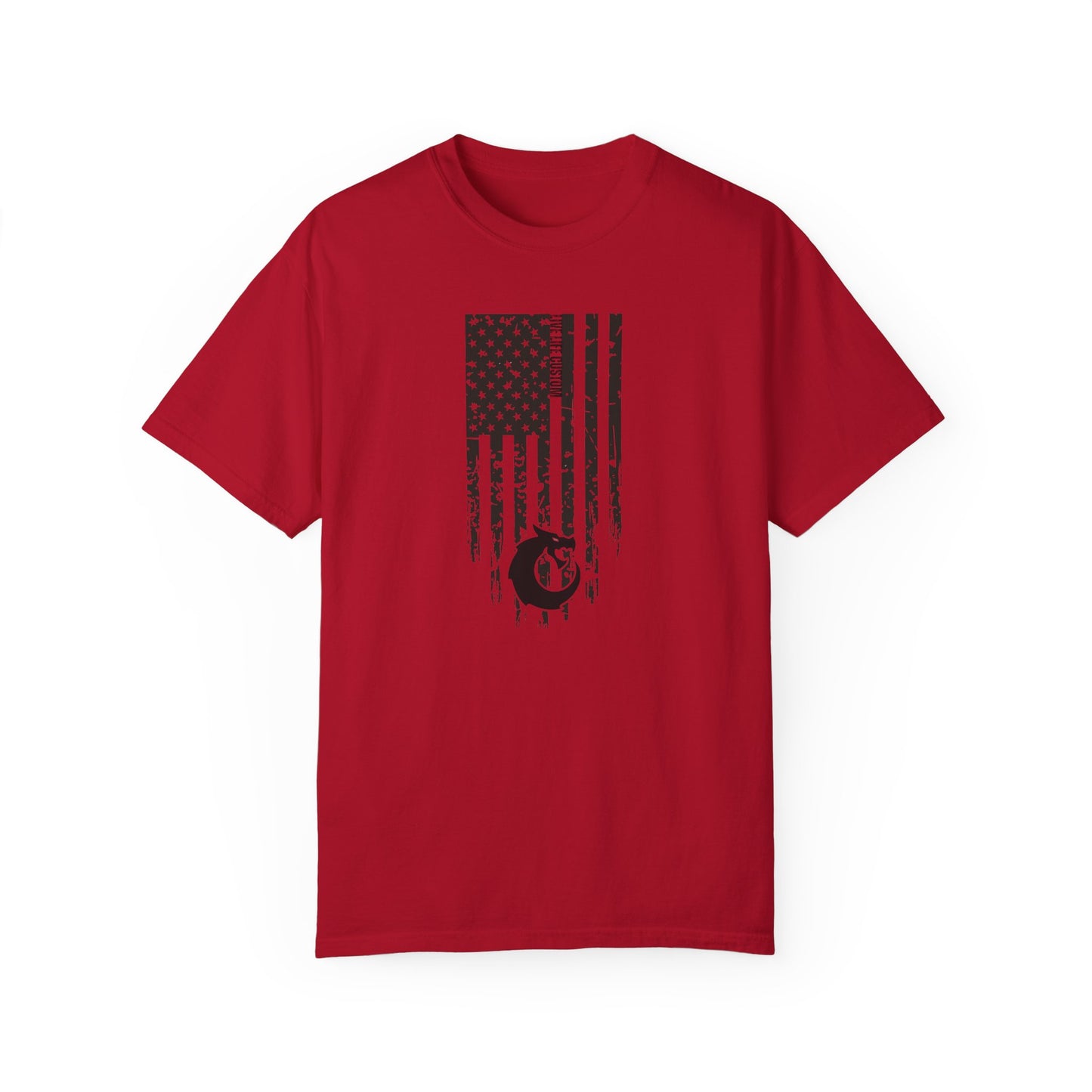 Garment-Dyed T-shirt - Distressed Flag
