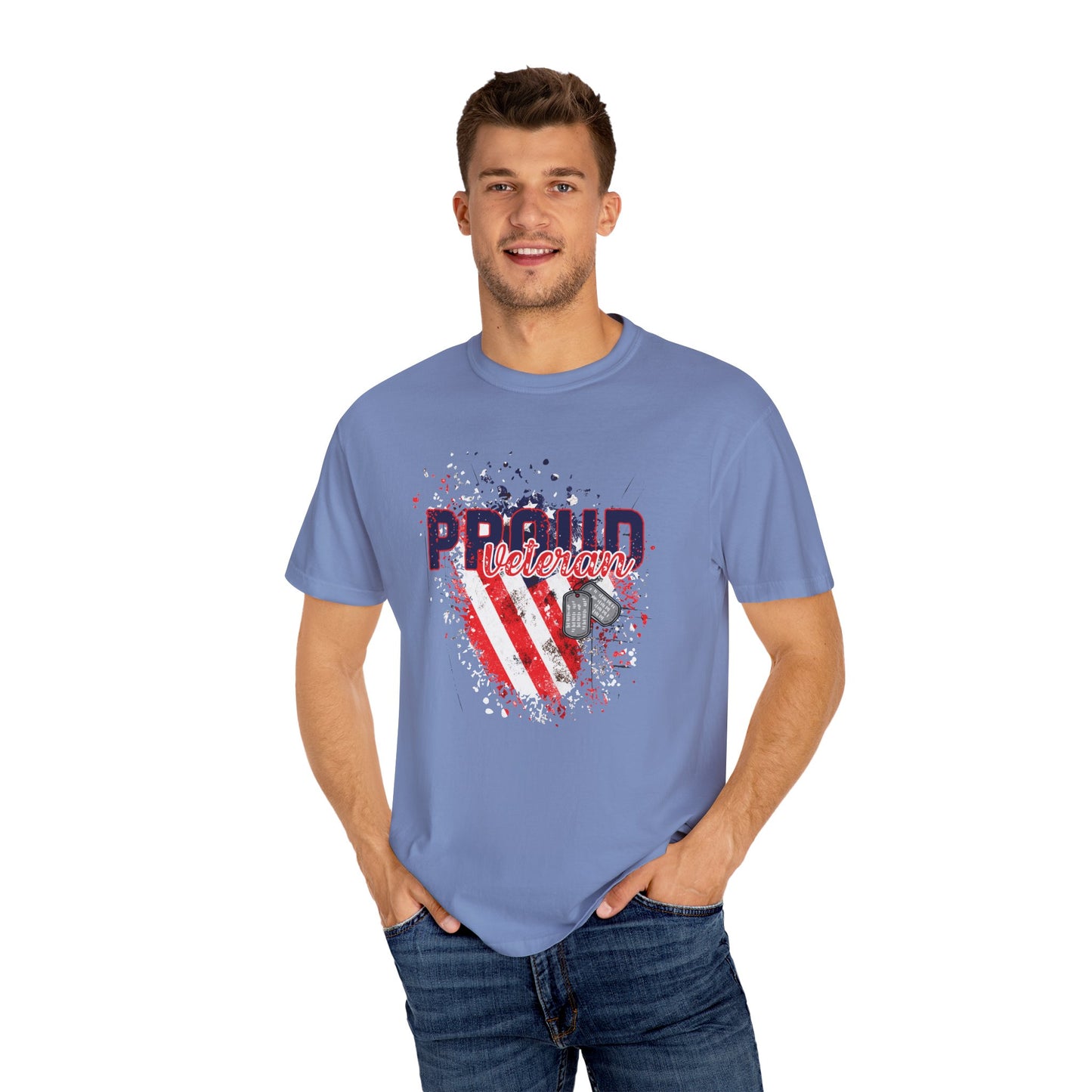 Garment-Dyed T-shirt - Proud Veteran