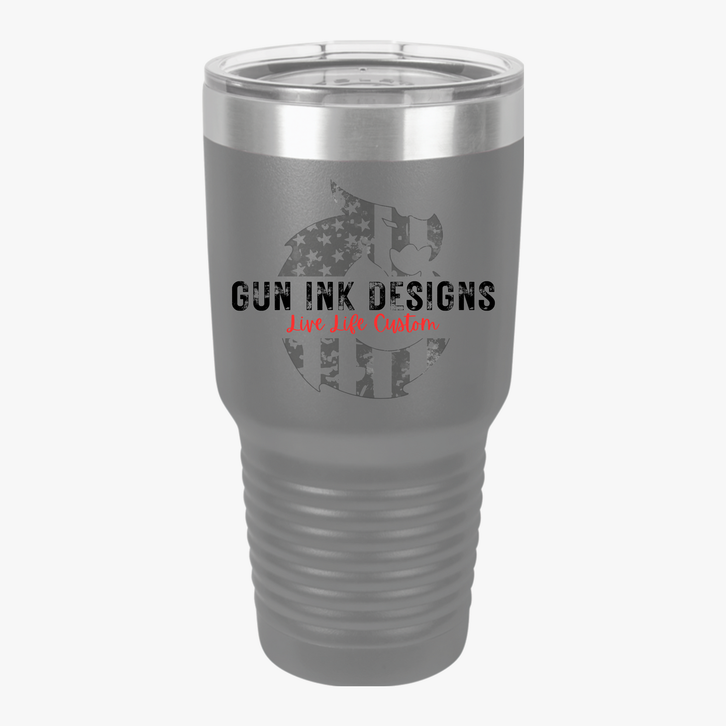 Insulated Tumbler, 30oz - Ghost Flag Dragon