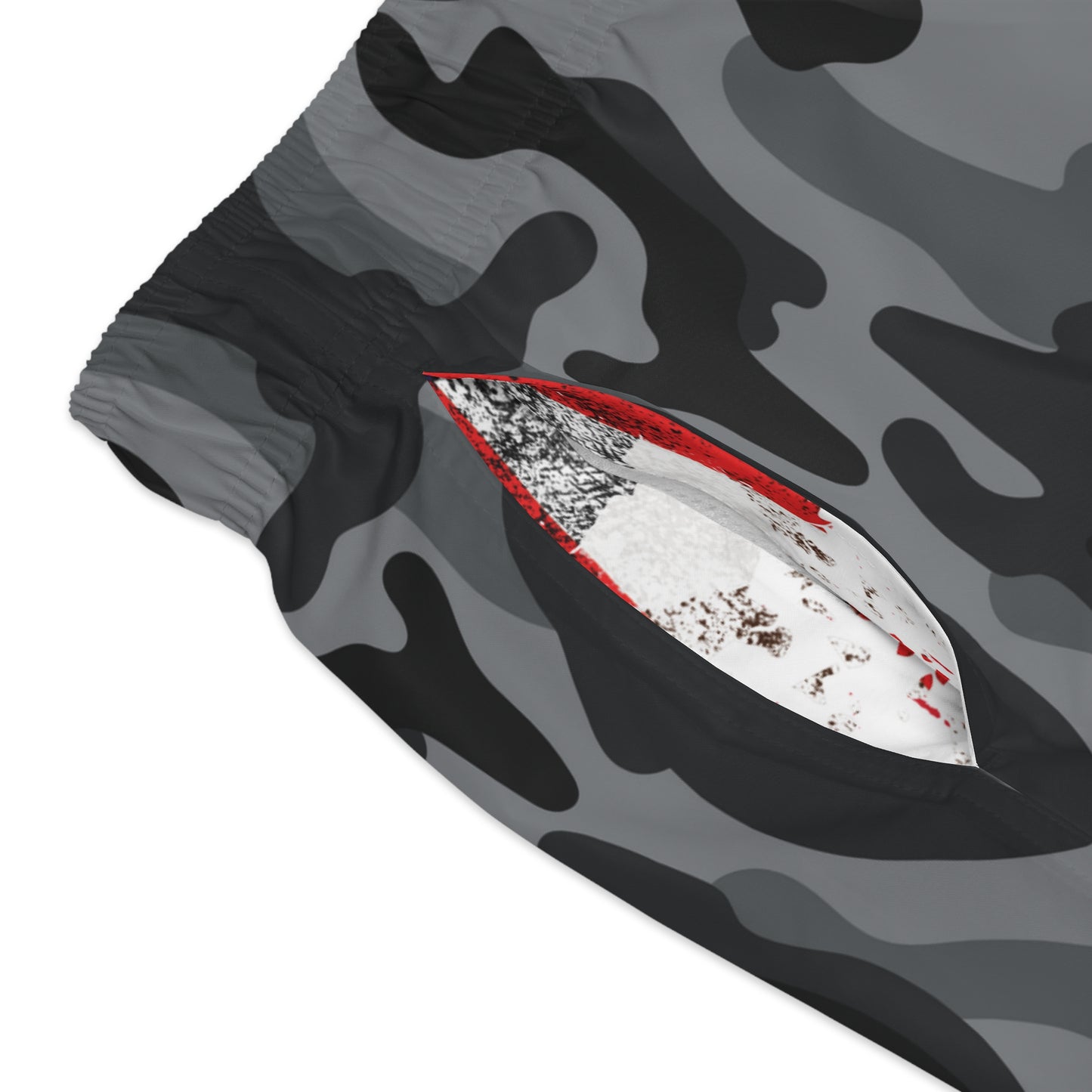 Swim Trunks - Gray Camo