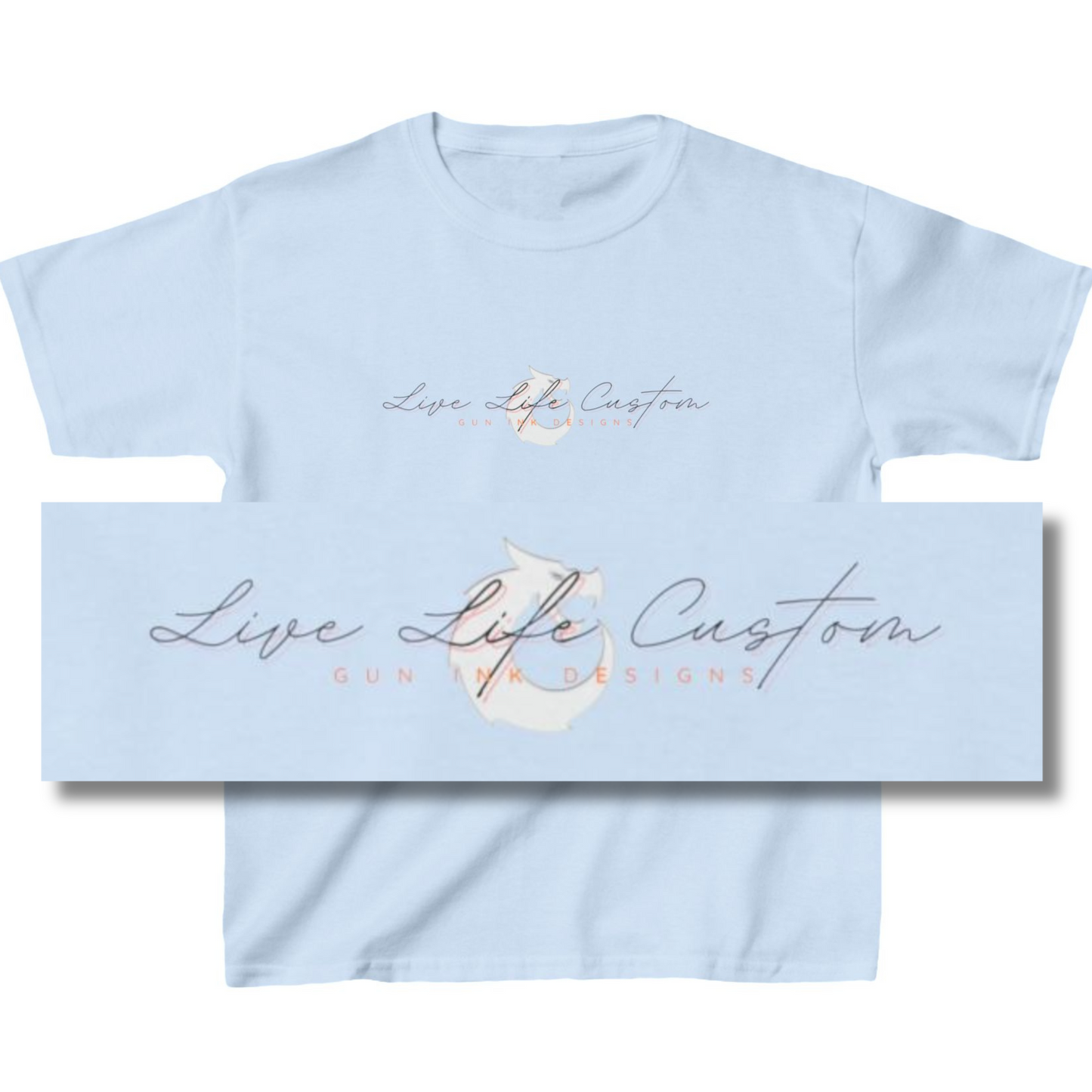 Kids Heavy Cotton™ Tee - Live Life Custom - Elegant