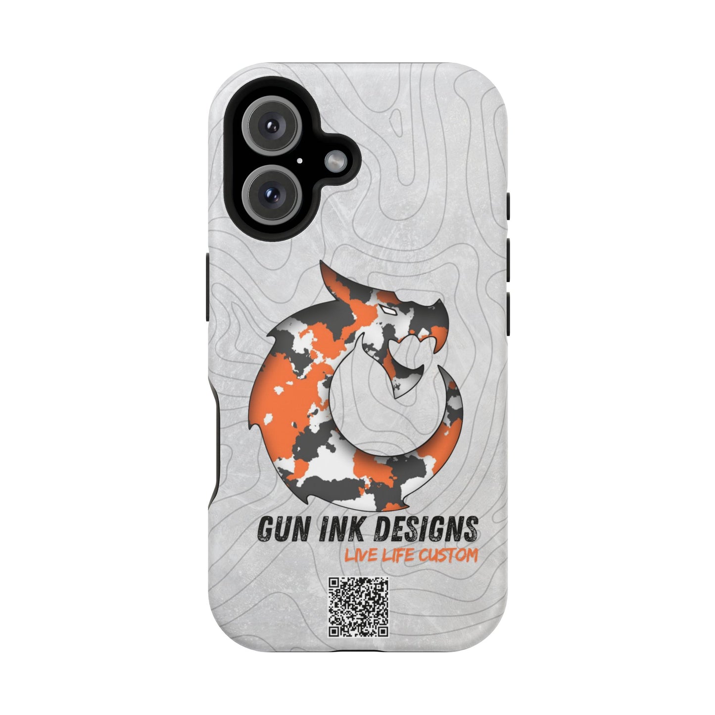 Magnetic Tough Cases - Topo QR code