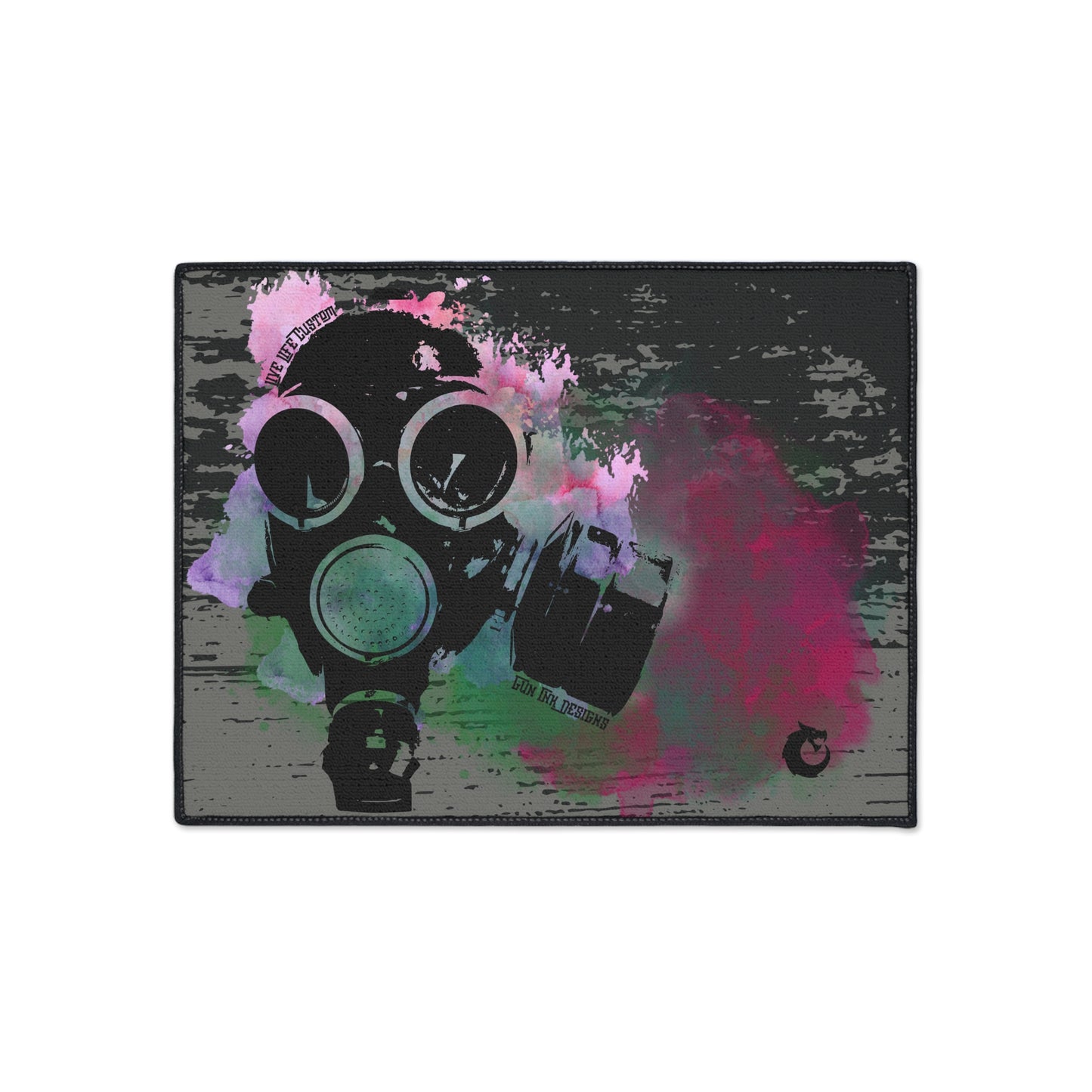 Heavy Duty Floor Mat - Gas Mask