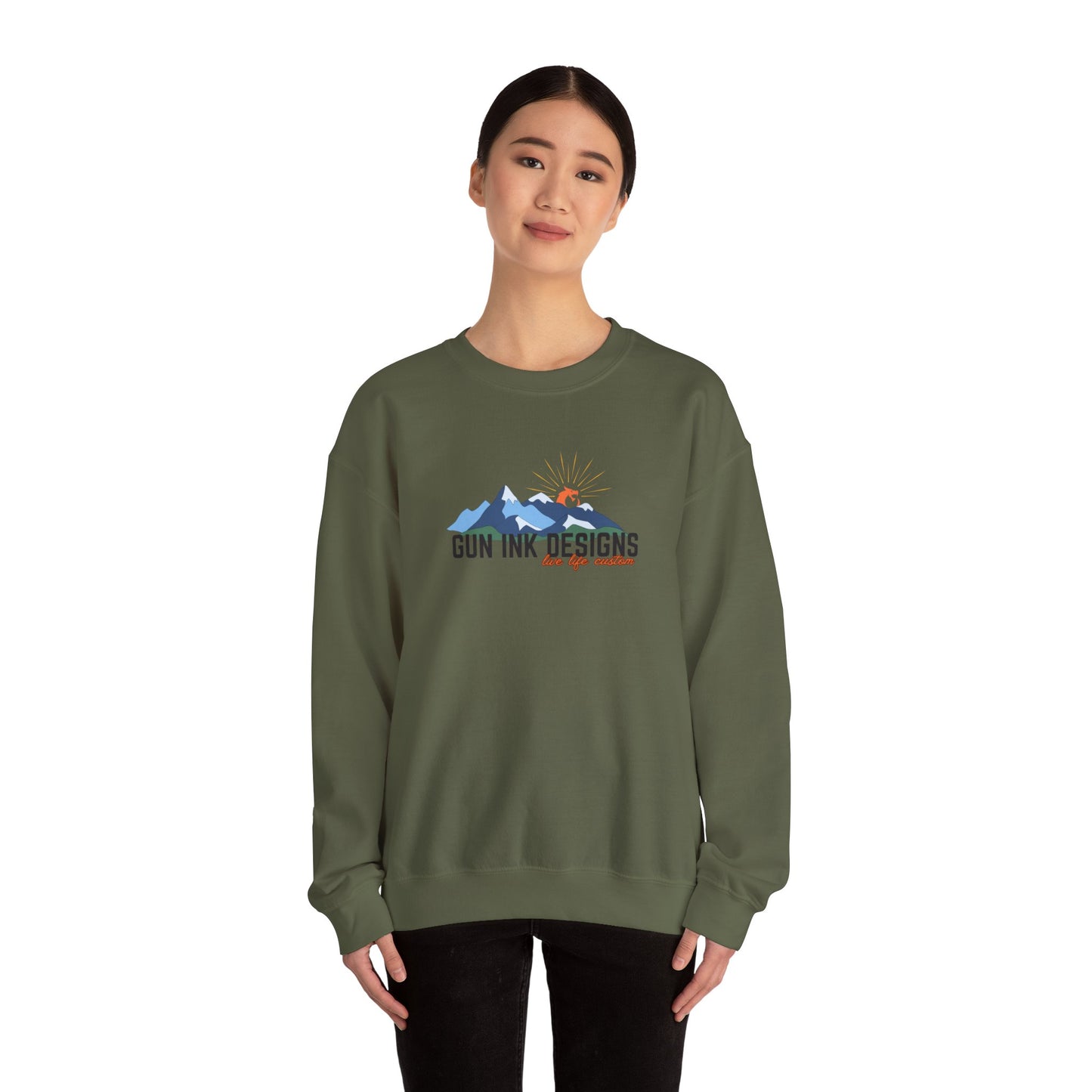 Heavy Blend™ Crewneck Sweatshirt - Dragon Sunrise