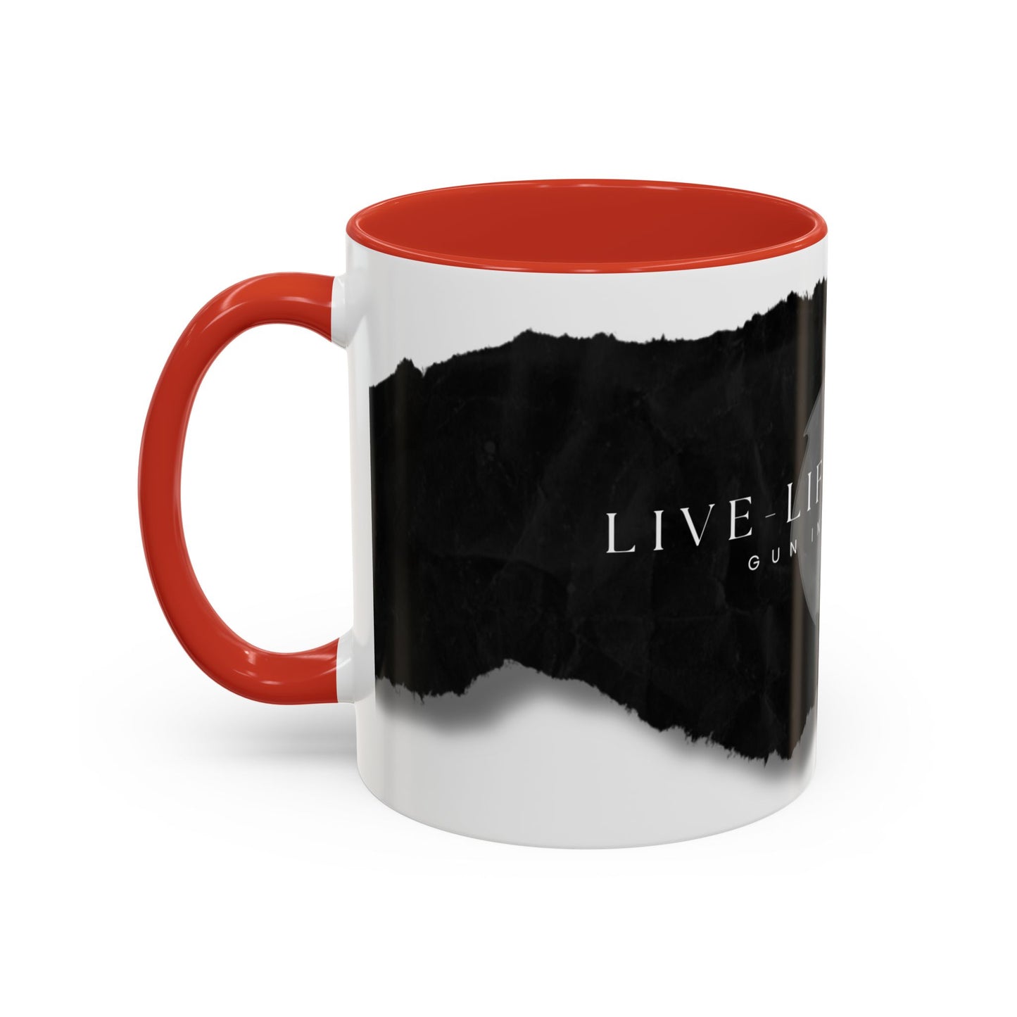Accent Coffee Mug (11, 15oz) - Torn Paper
