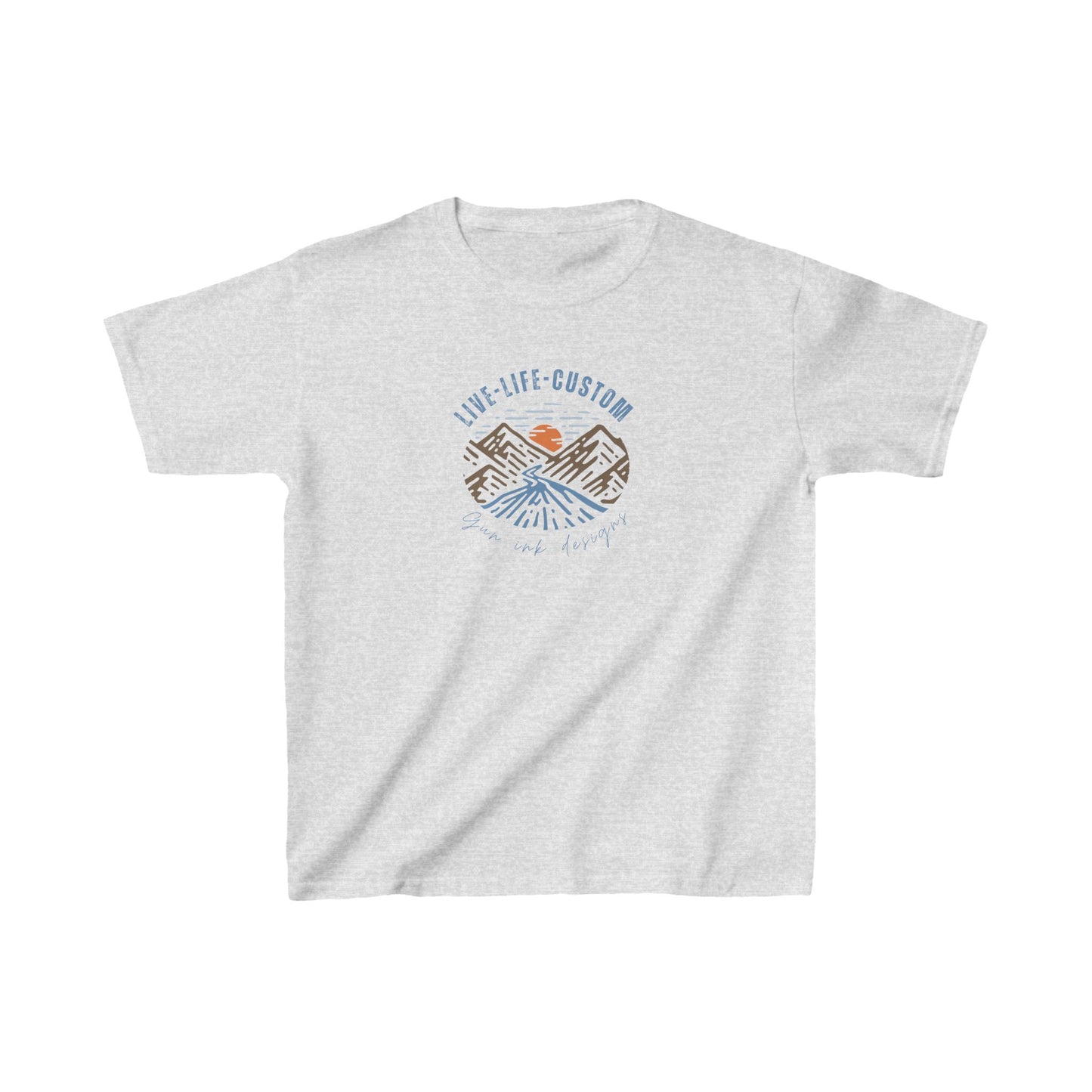 Kids Heavy Cotton™ Tee - LLC Mountains