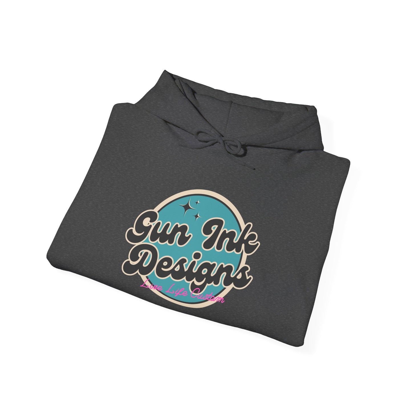 Heavy Blend™ Hooded Sweatshirt - Teal Circle