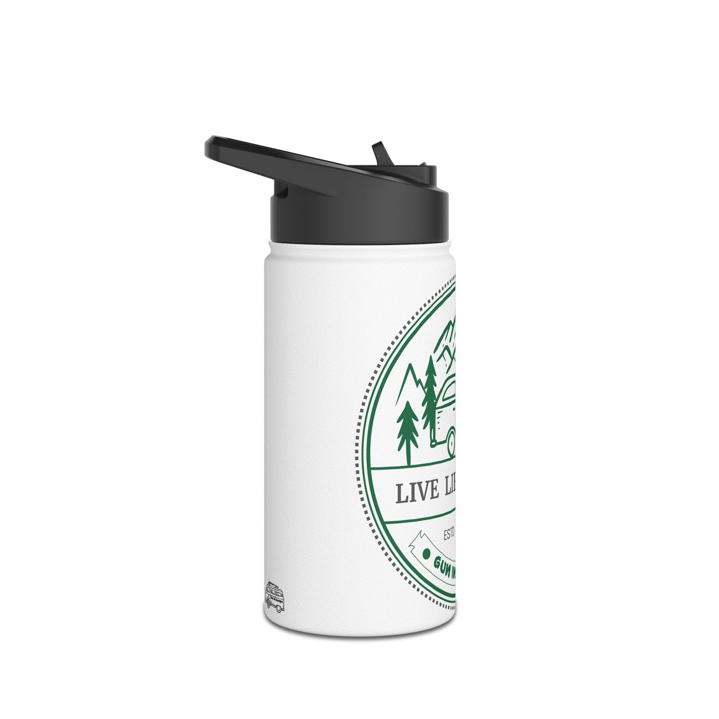 Stainless Steel Water Bottle, Standard Lid - The Van