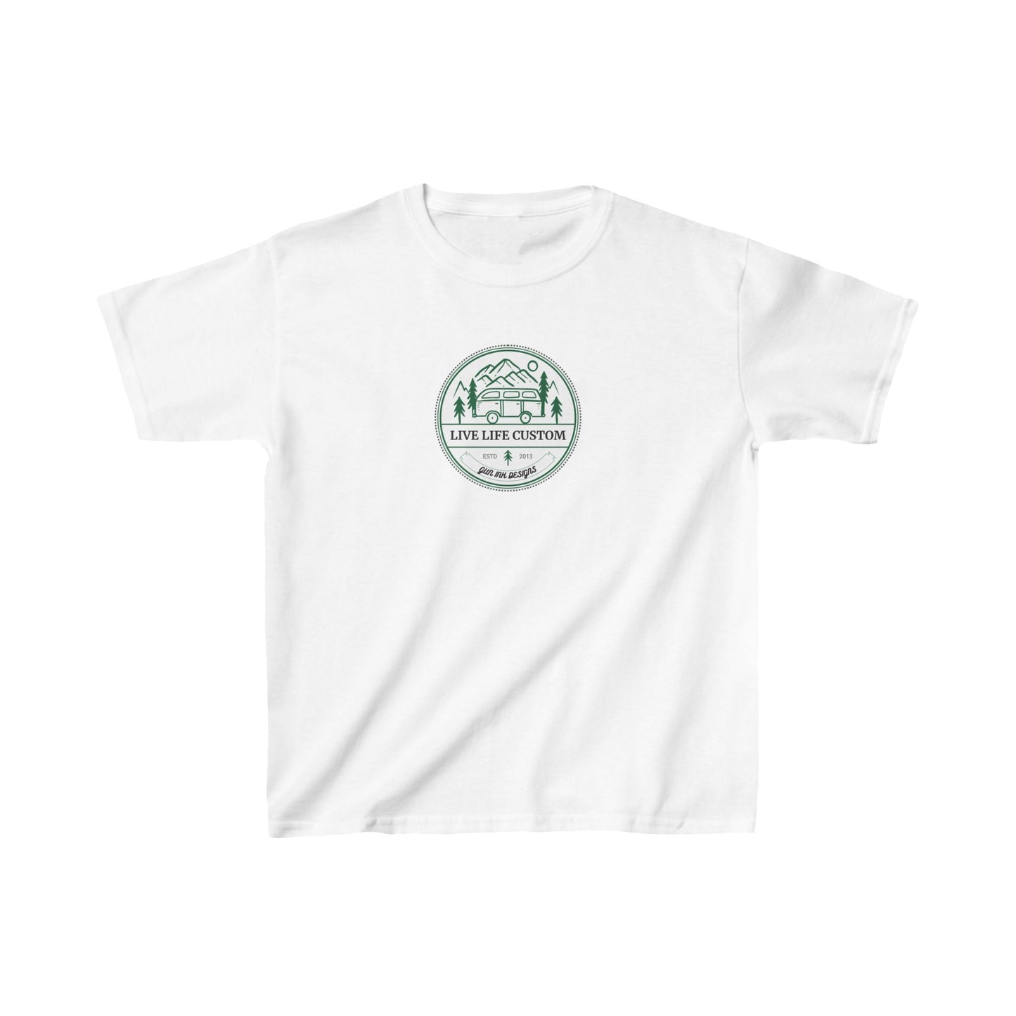Kids Heavy Cotton™ Tee - Circle Van