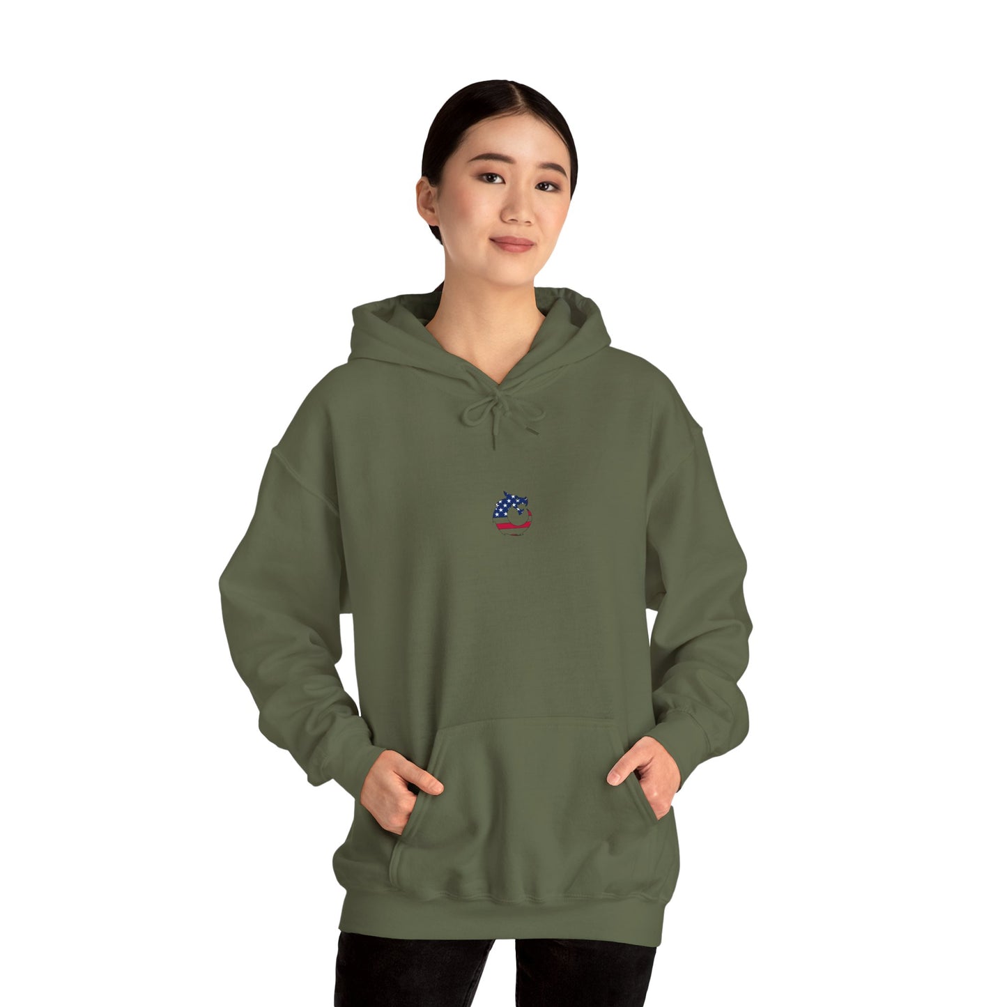 Heavy Blend™ Hooded Sweatshirt - 3D Flag