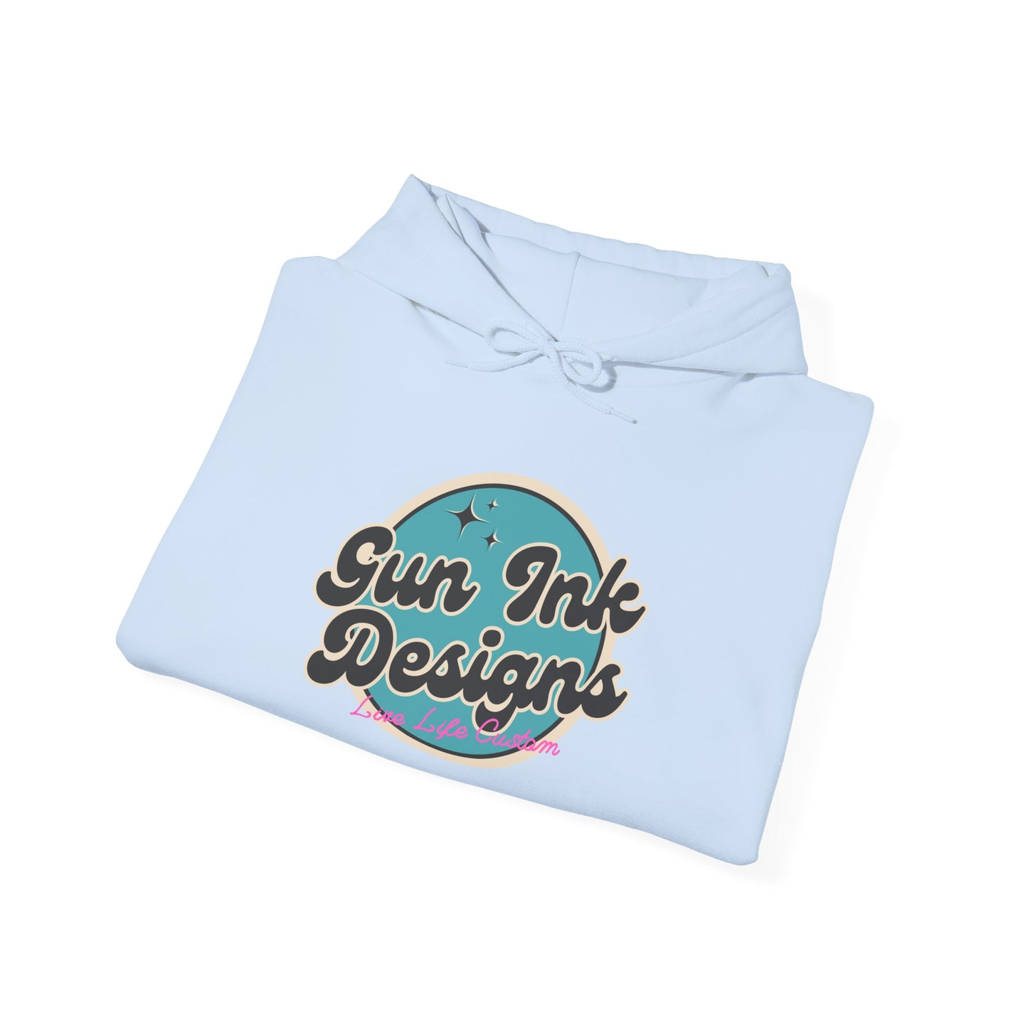 Heavy Blend™ Hooded Sweatshirt - Teal Circle