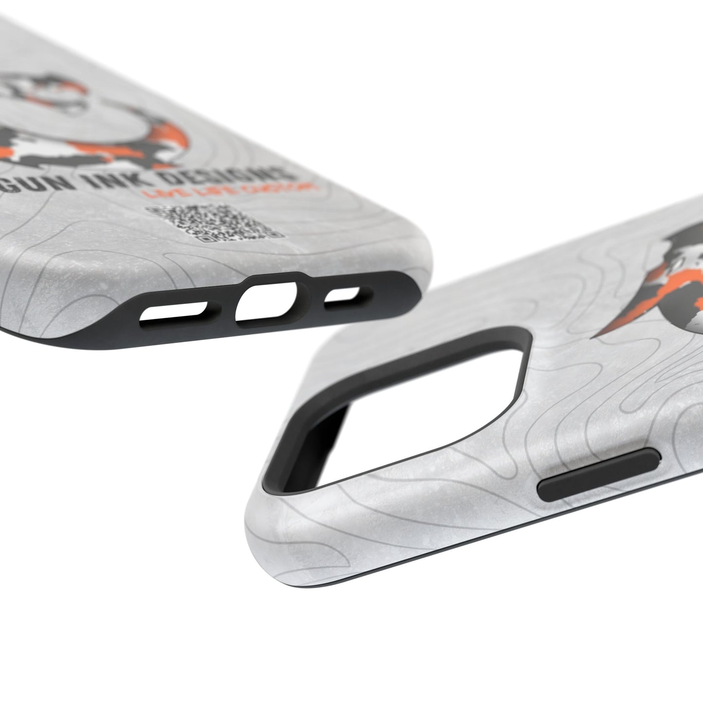 Magnetic Tough Cases - Topo QR code