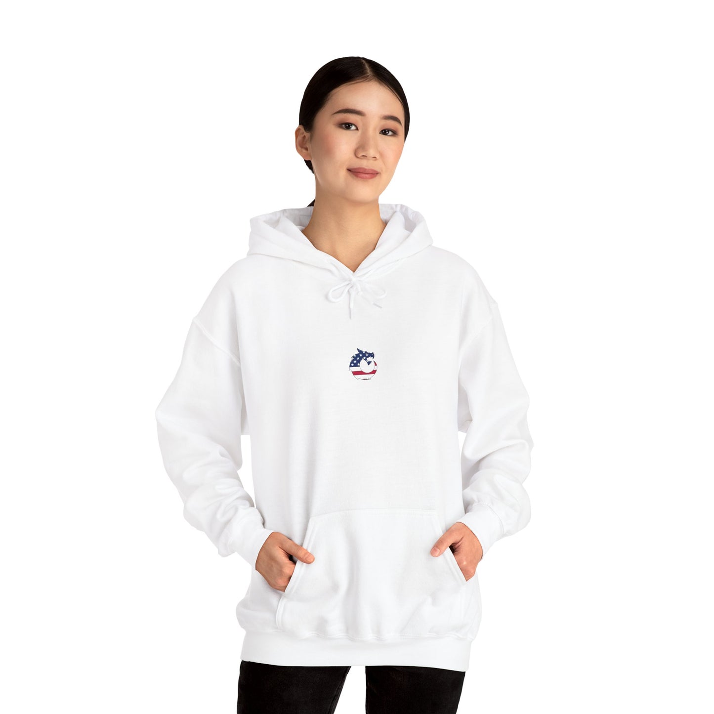 Heavy Blend™ Hooded Sweatshirt - 3D Flag