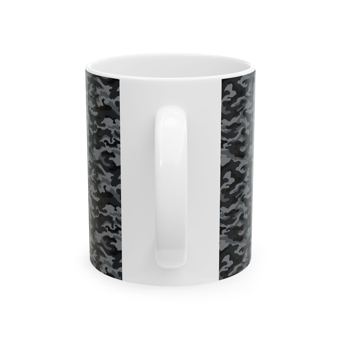 Ceramic Mug, (11oz, 15oz) - Dark Camo