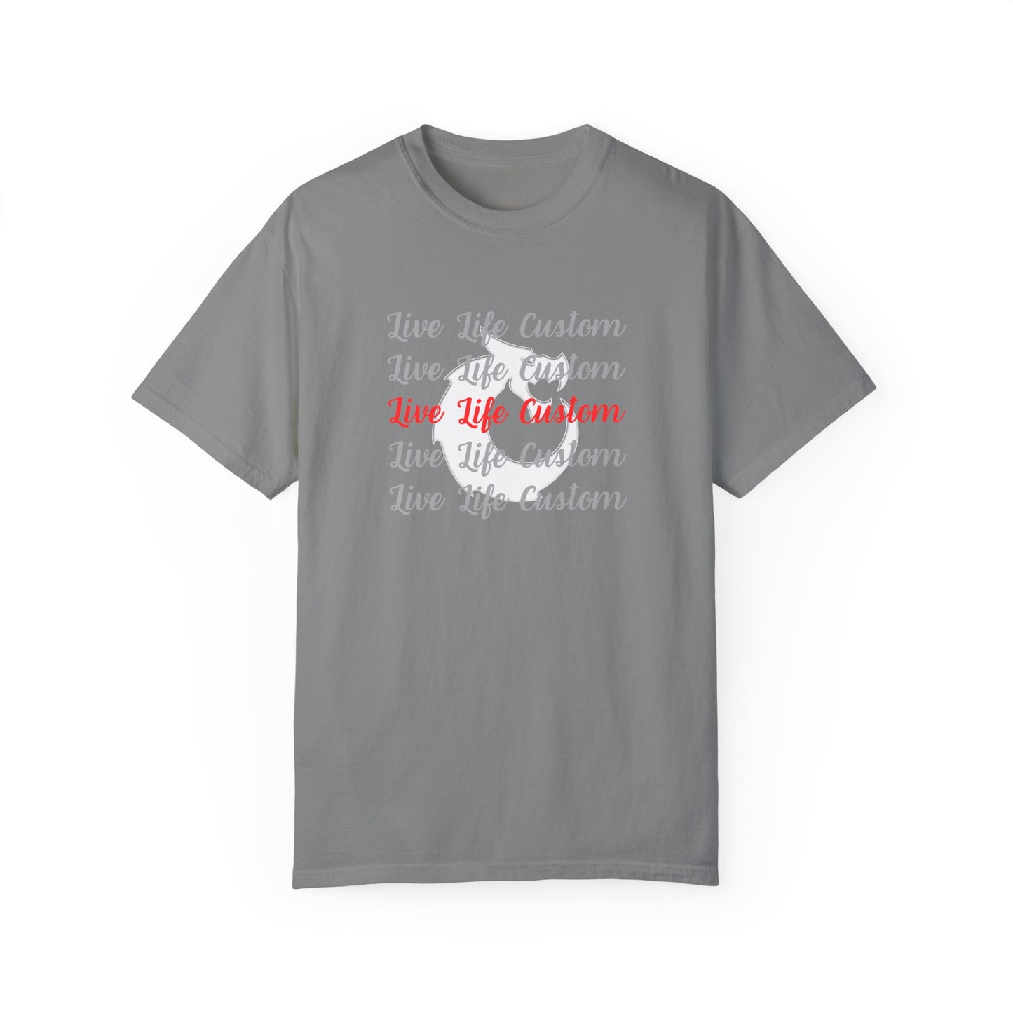 Garment-Dyed T-shirt - LLC Stacked
