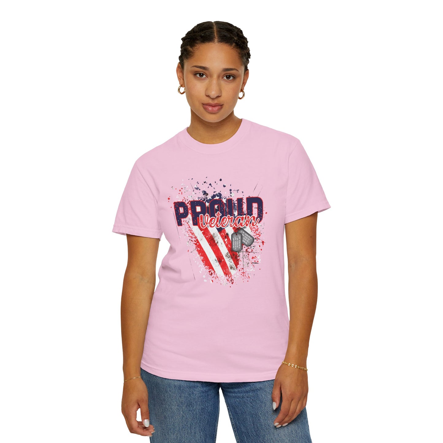 Garment-Dyed T-shirt - Proud Veteran