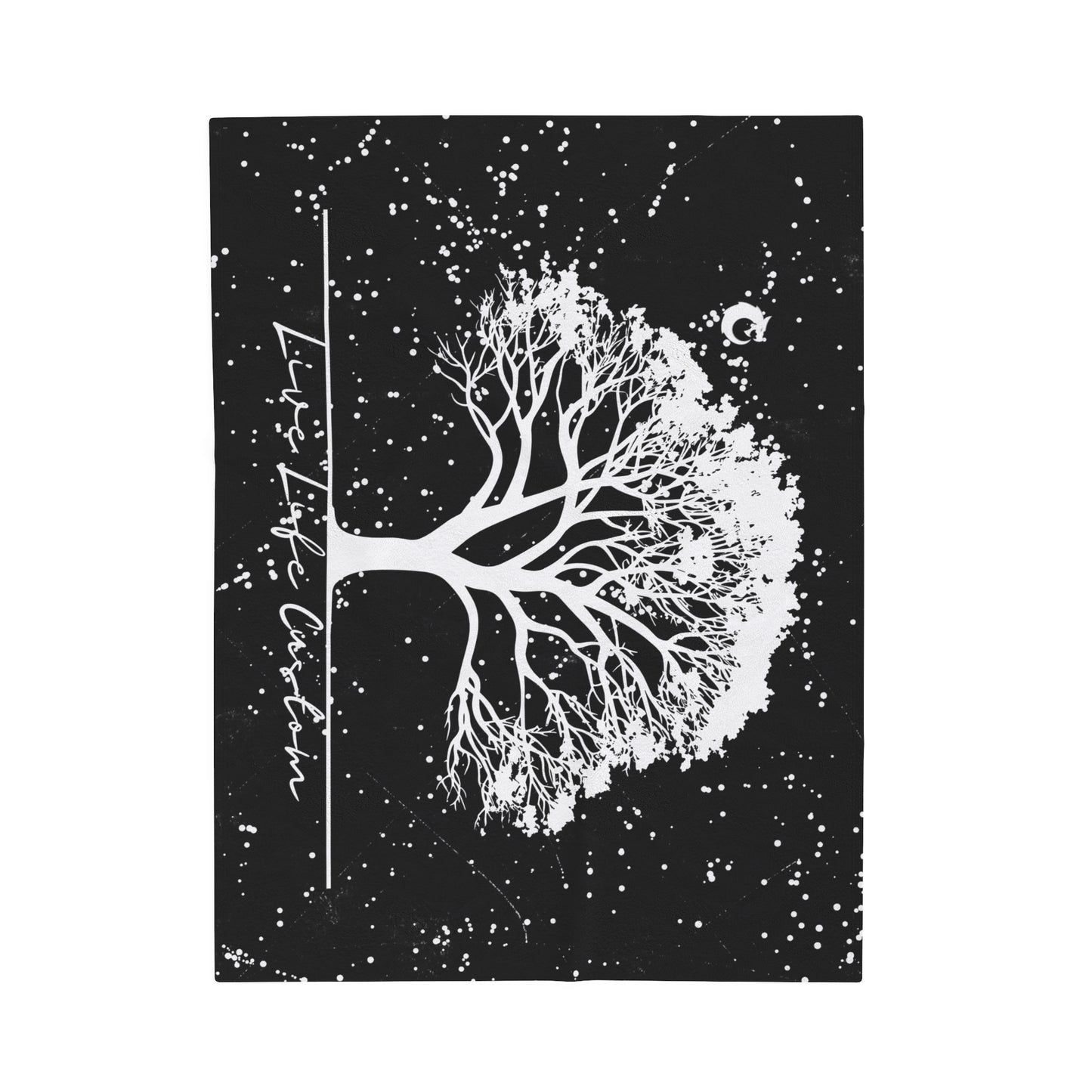 Velveteen Plush Blanket - The White Tree