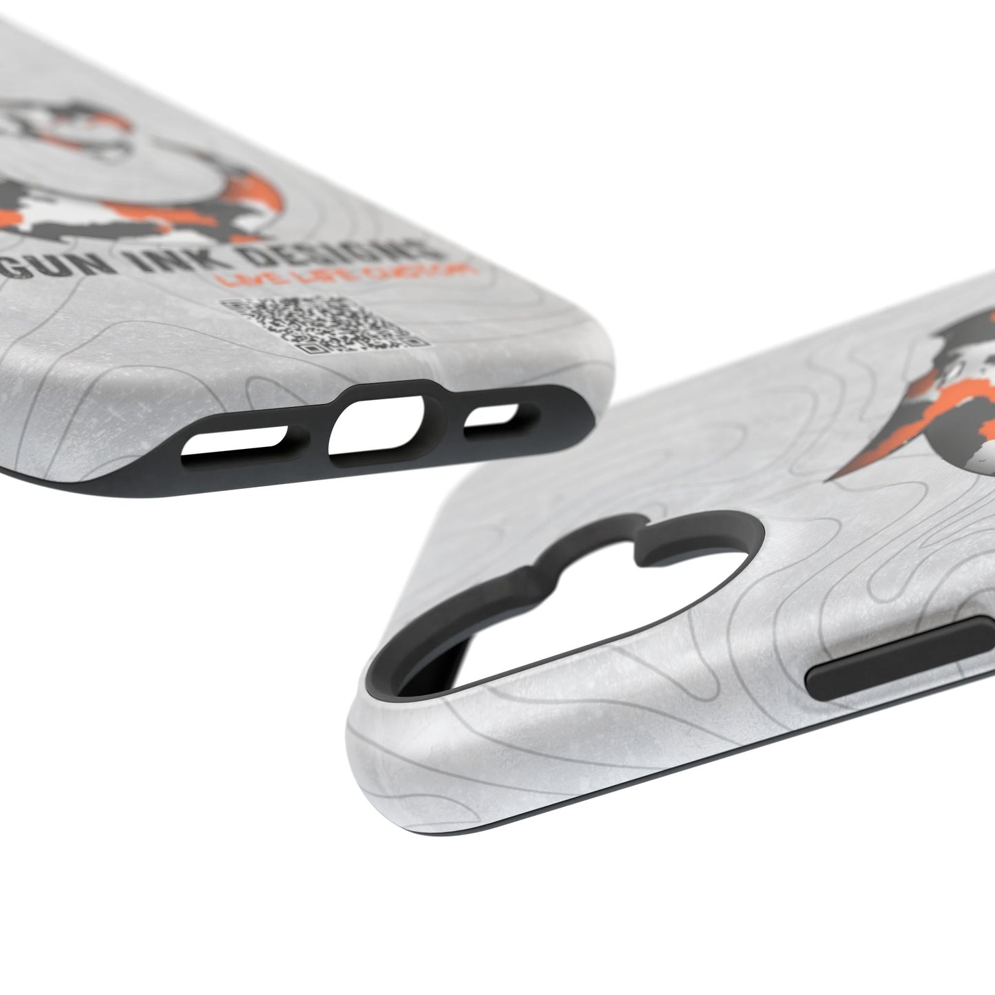 Magnetic Tough Cases - Topo QR code