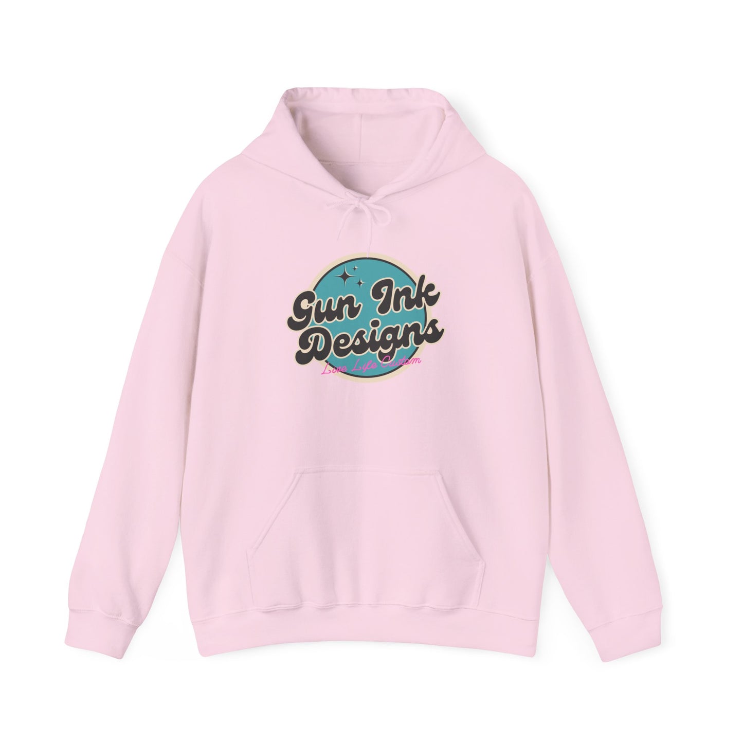Heavy Blend™ Hooded Sweatshirt - Teal Circle