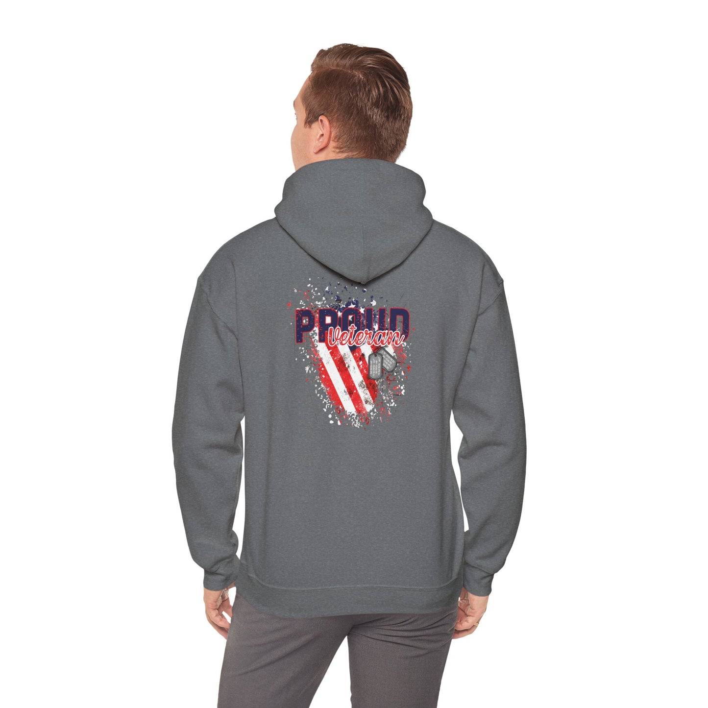 Heavy Blend™ Hooded Sweatshirt - Proud Veteran