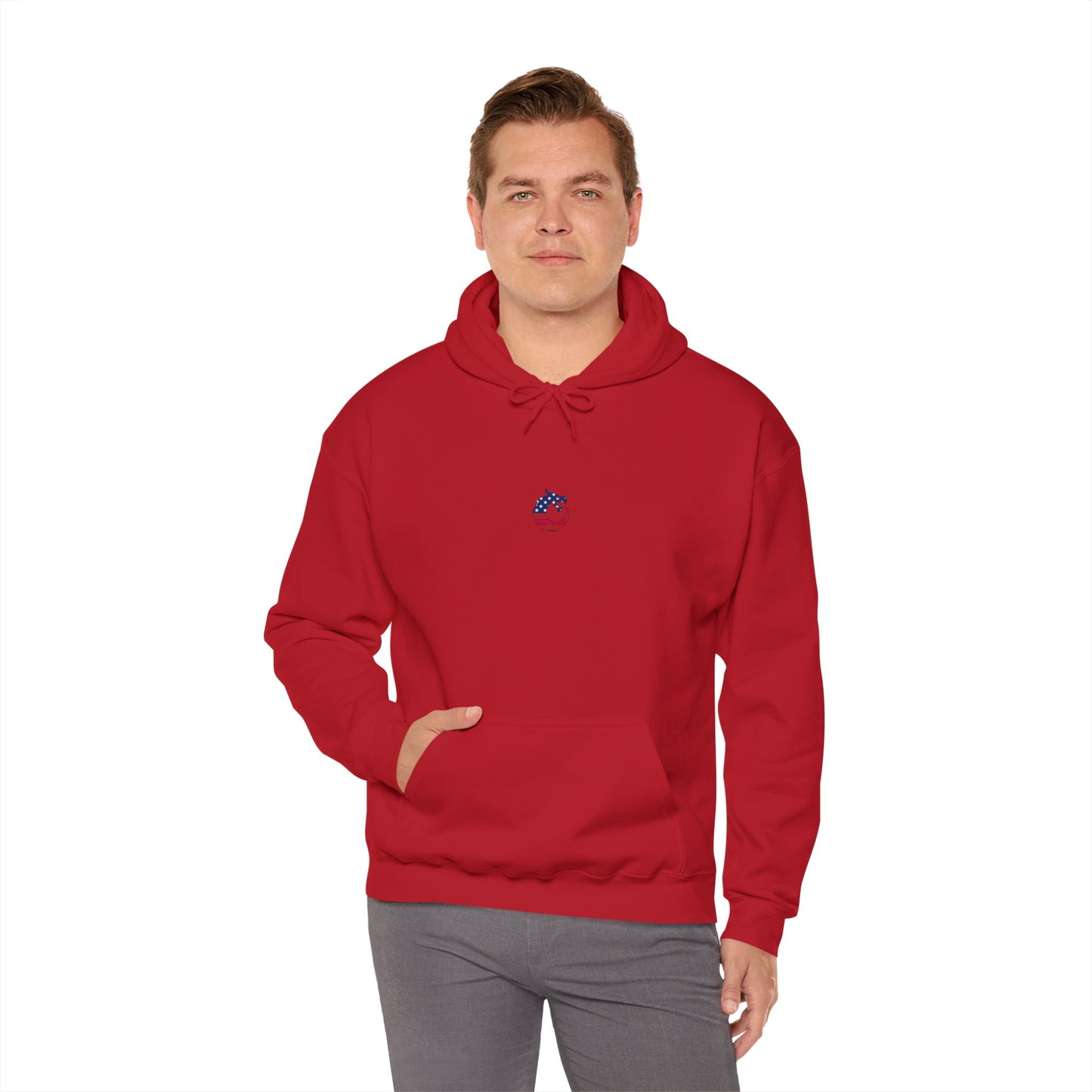 Heavy Blend™ Hooded Sweatshirt - 3D Flag