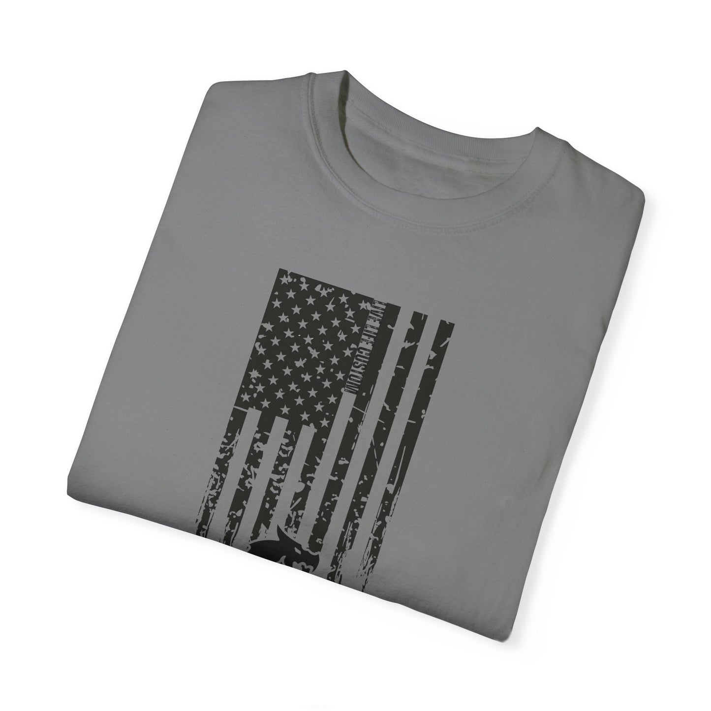 Garment-Dyed T-shirt - Distressed Flag
