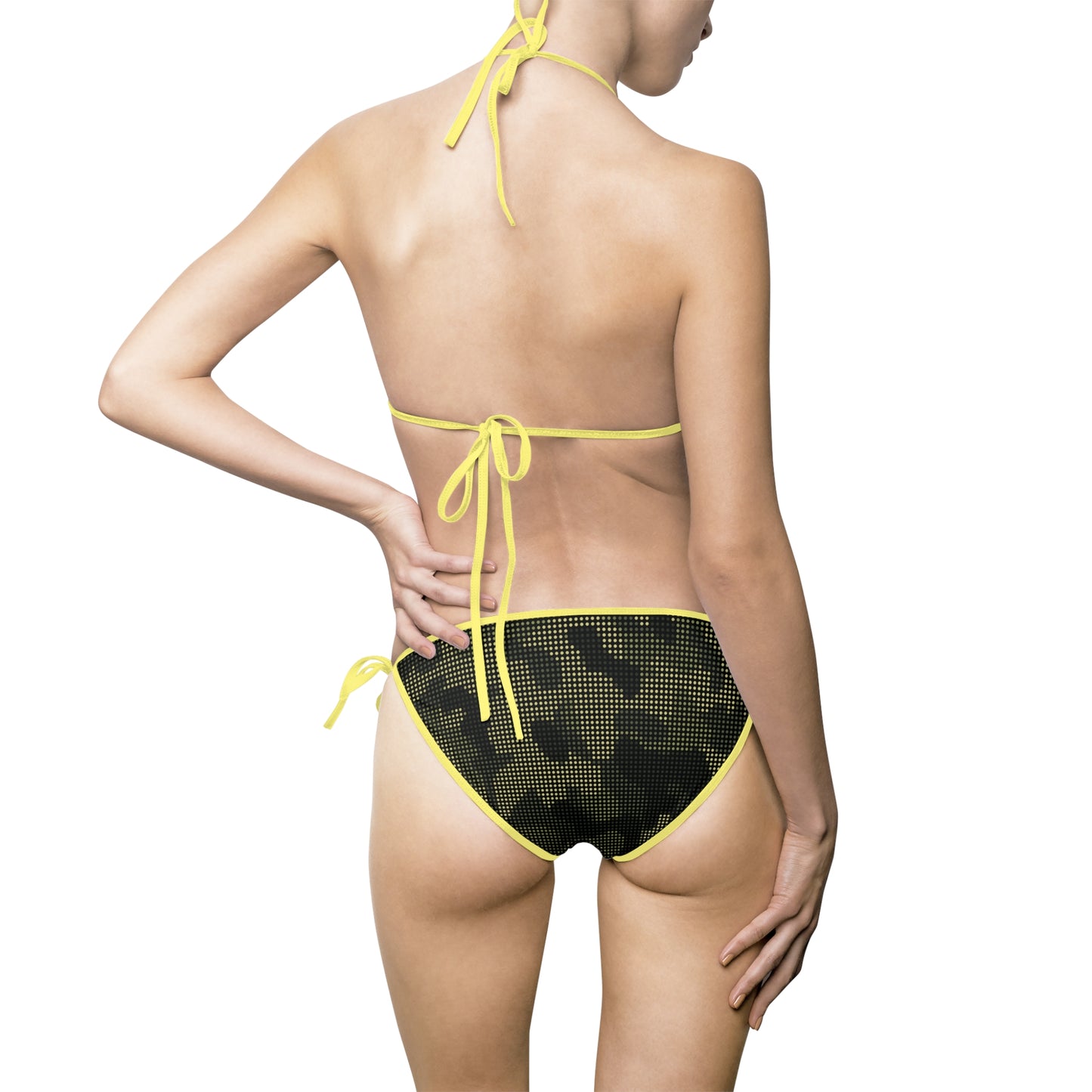 Women's Bikini Swimsuit - Dark Green Camo