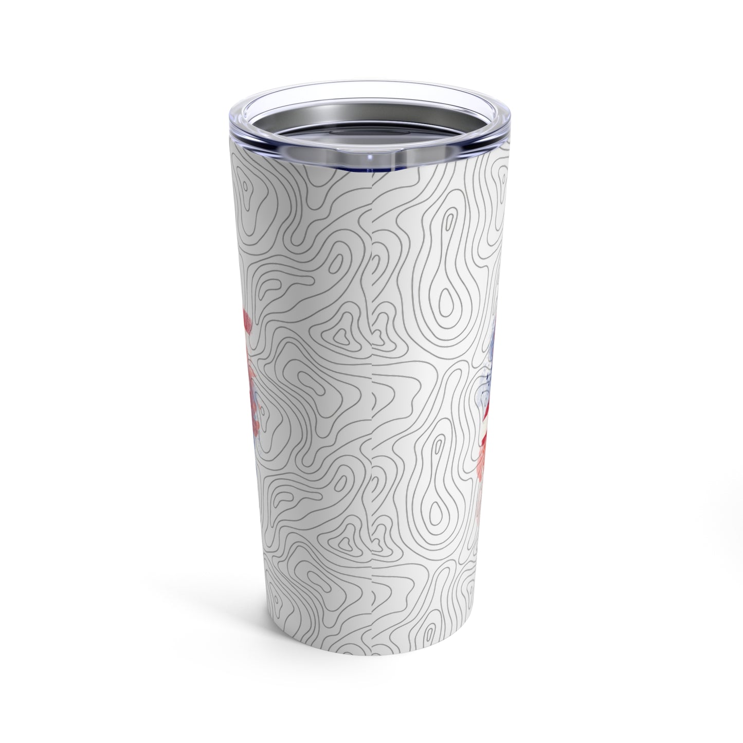 Tumbler 20oz - Watercolor flag