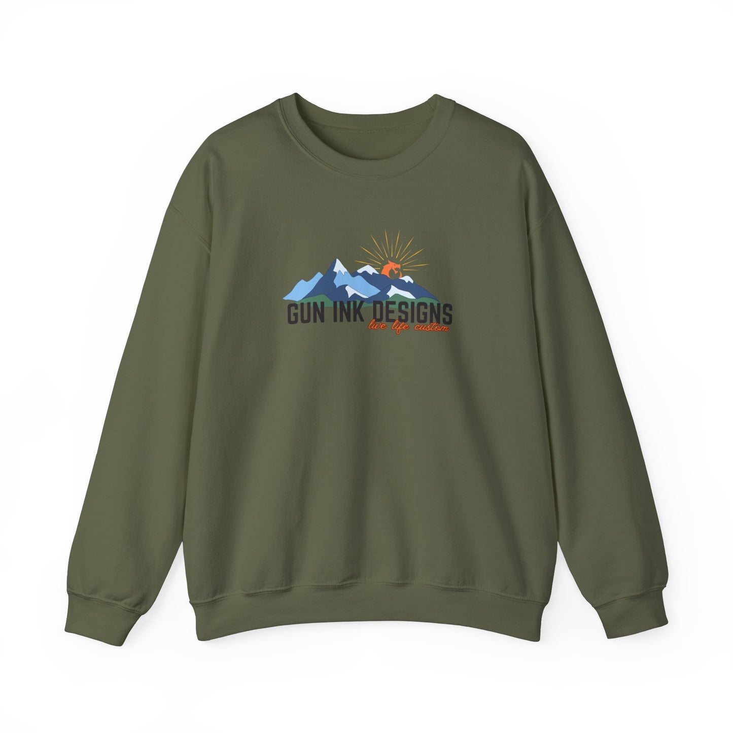 Heavy Blend™ Crewneck Sweatshirt - Dragon Sunrise