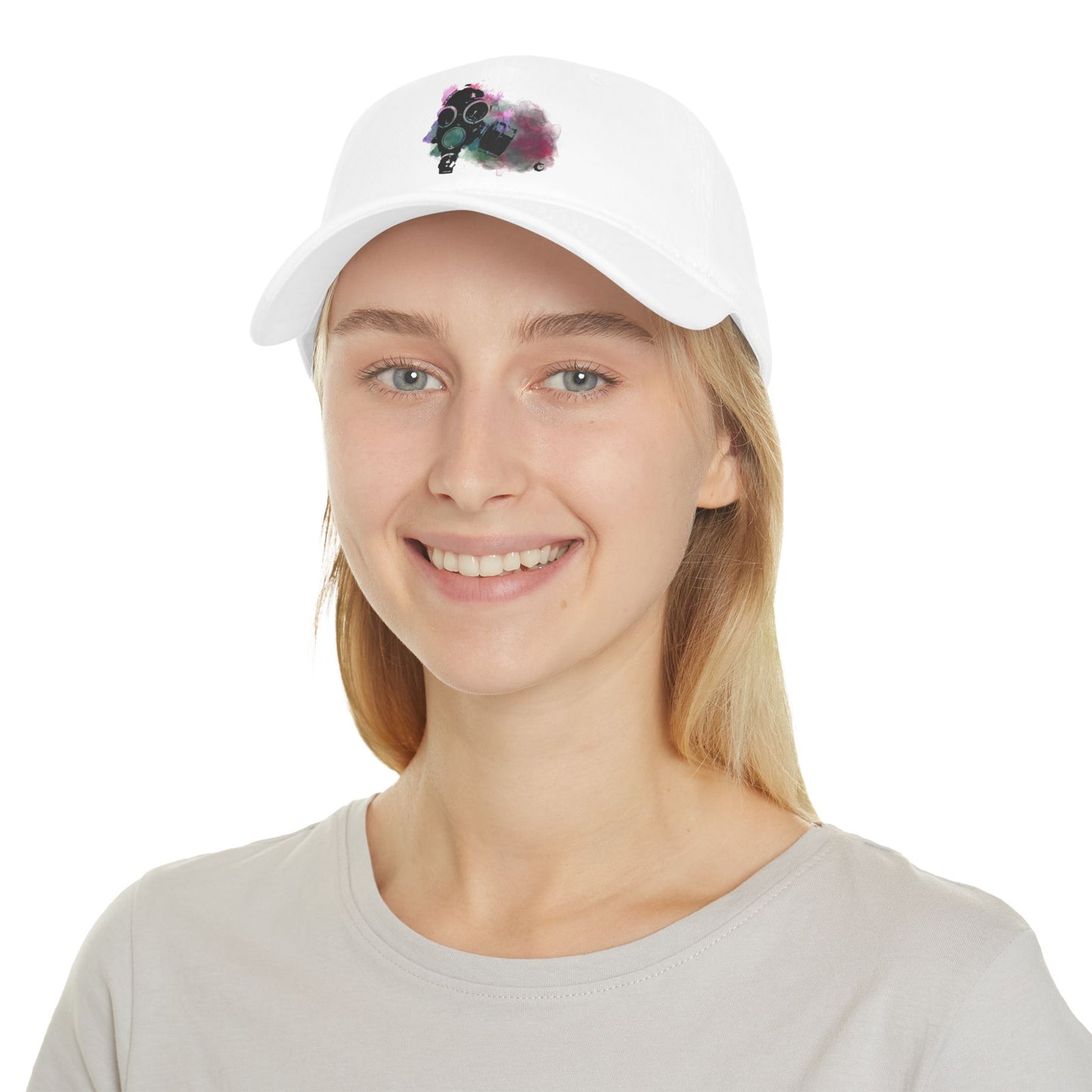 Low Profile Baseball Cap - Gas Mask