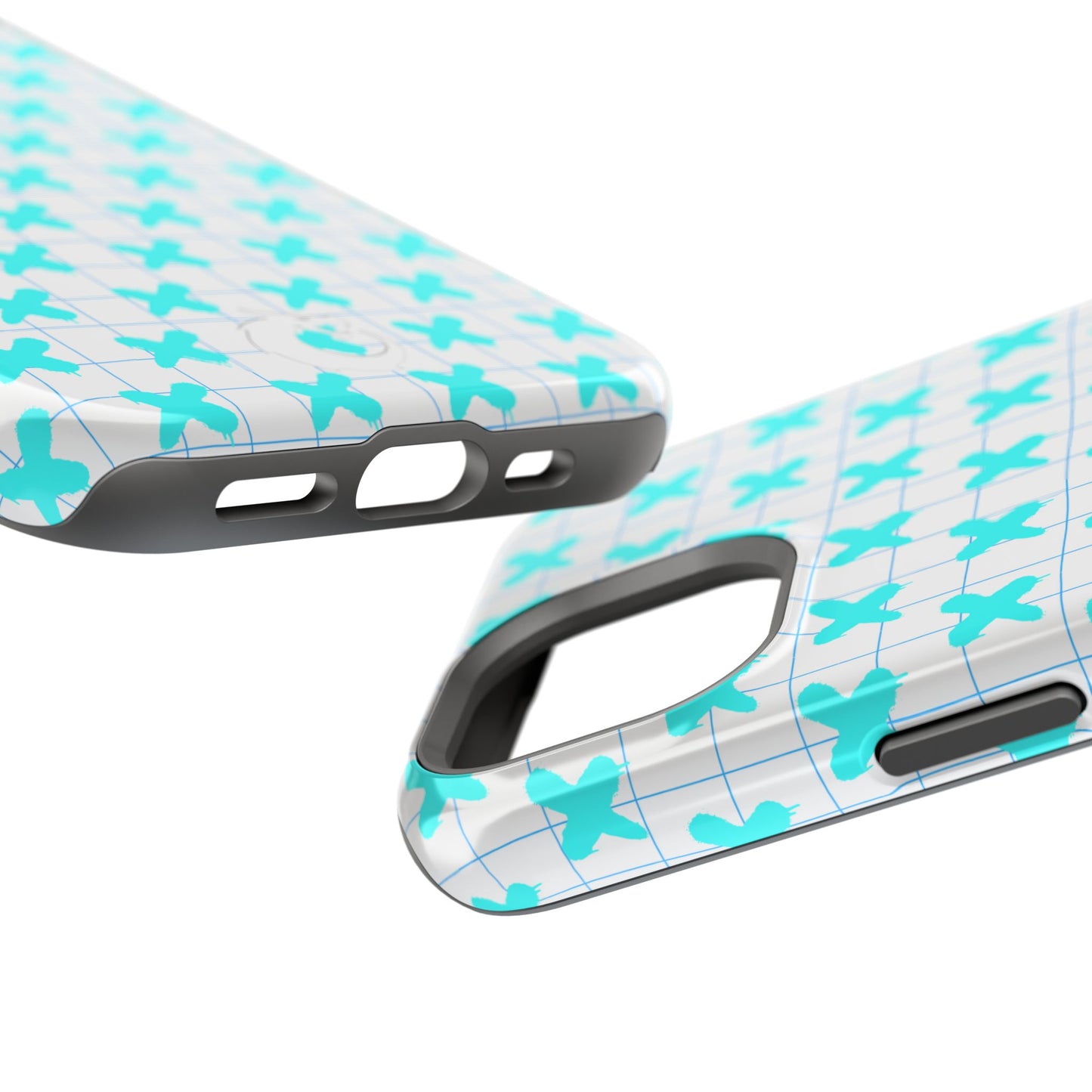 Magnetic Tough Cases - Blue X
