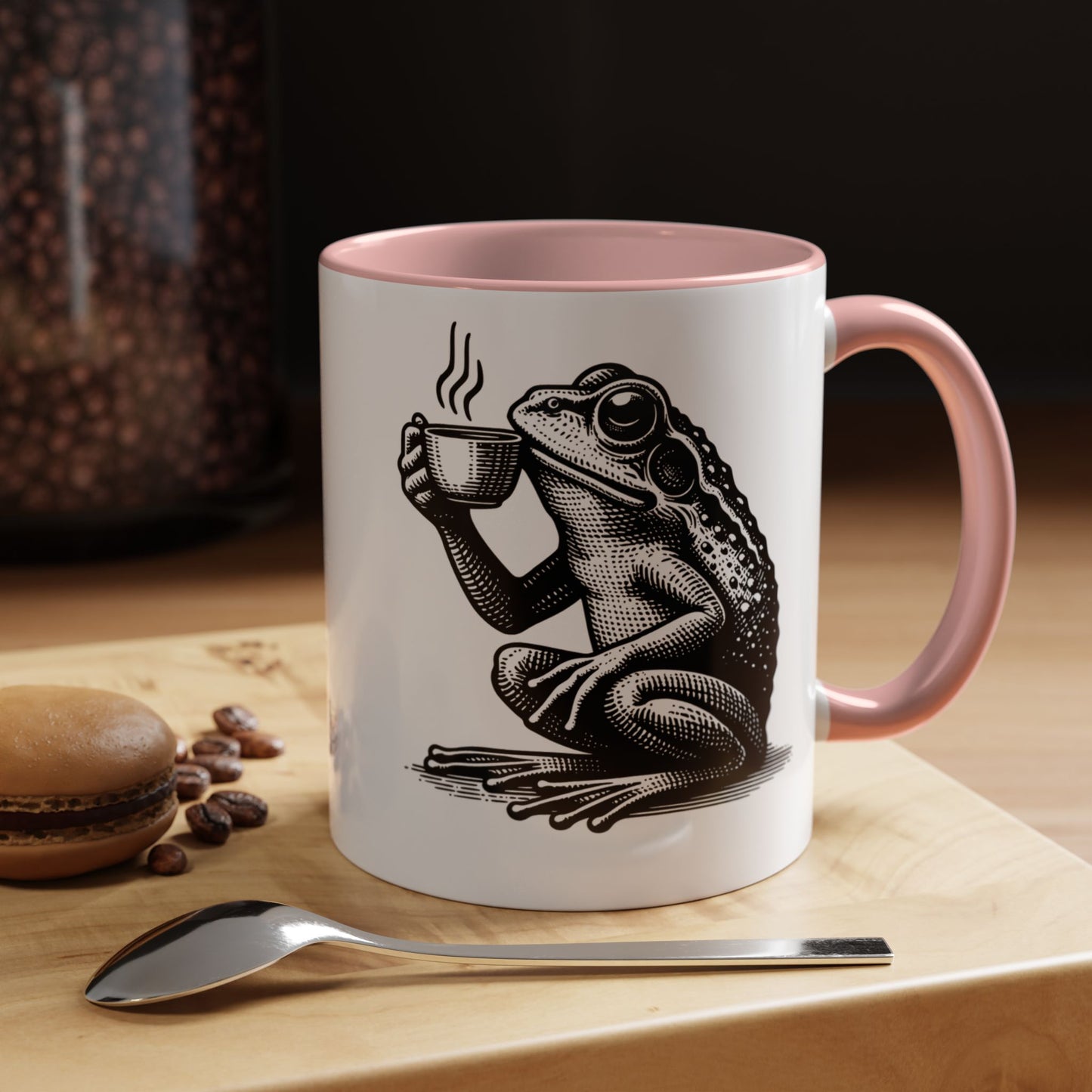Accent Coffee Mug (11, 15oz) - Coffee Frogs