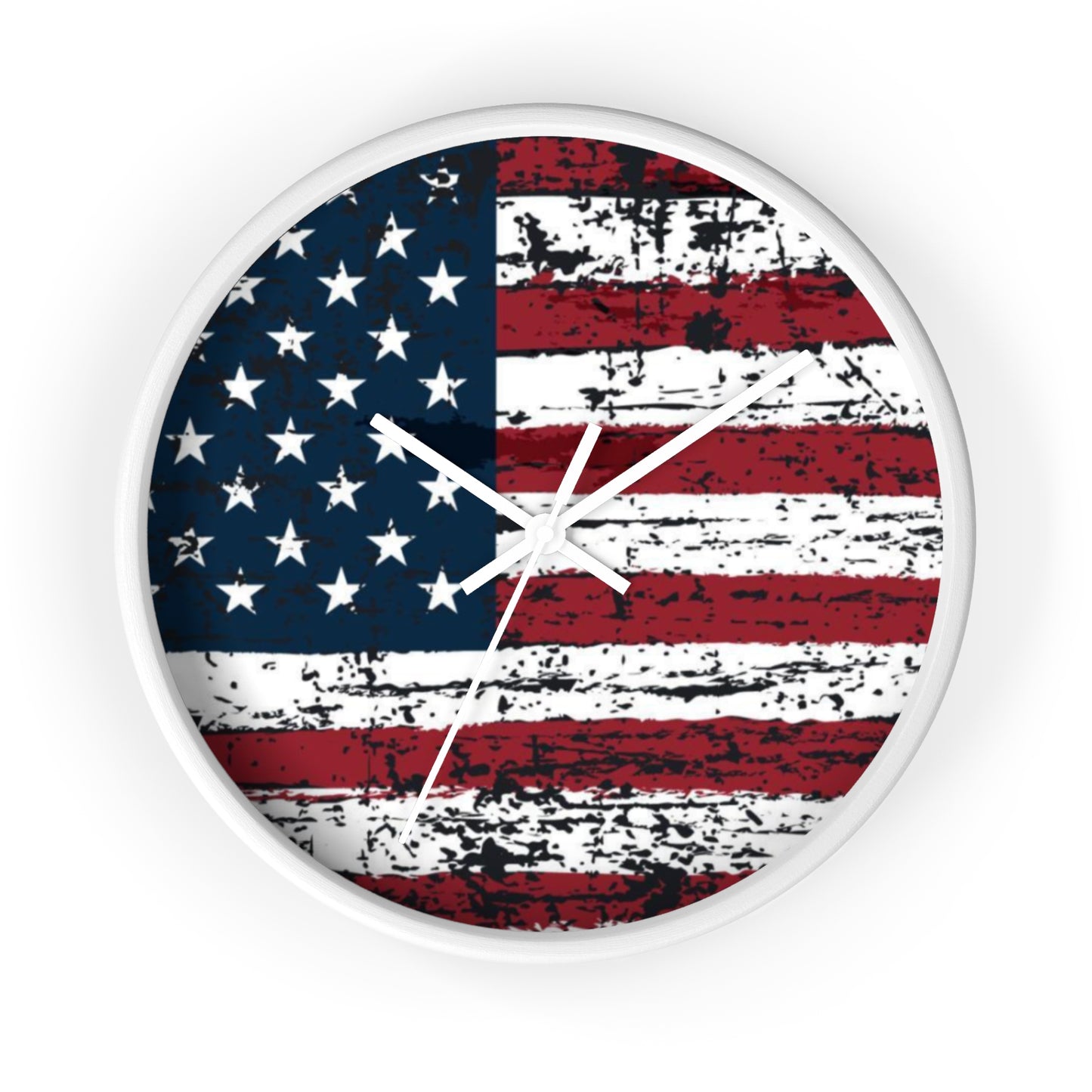 Wall Clock - Vintage Flag