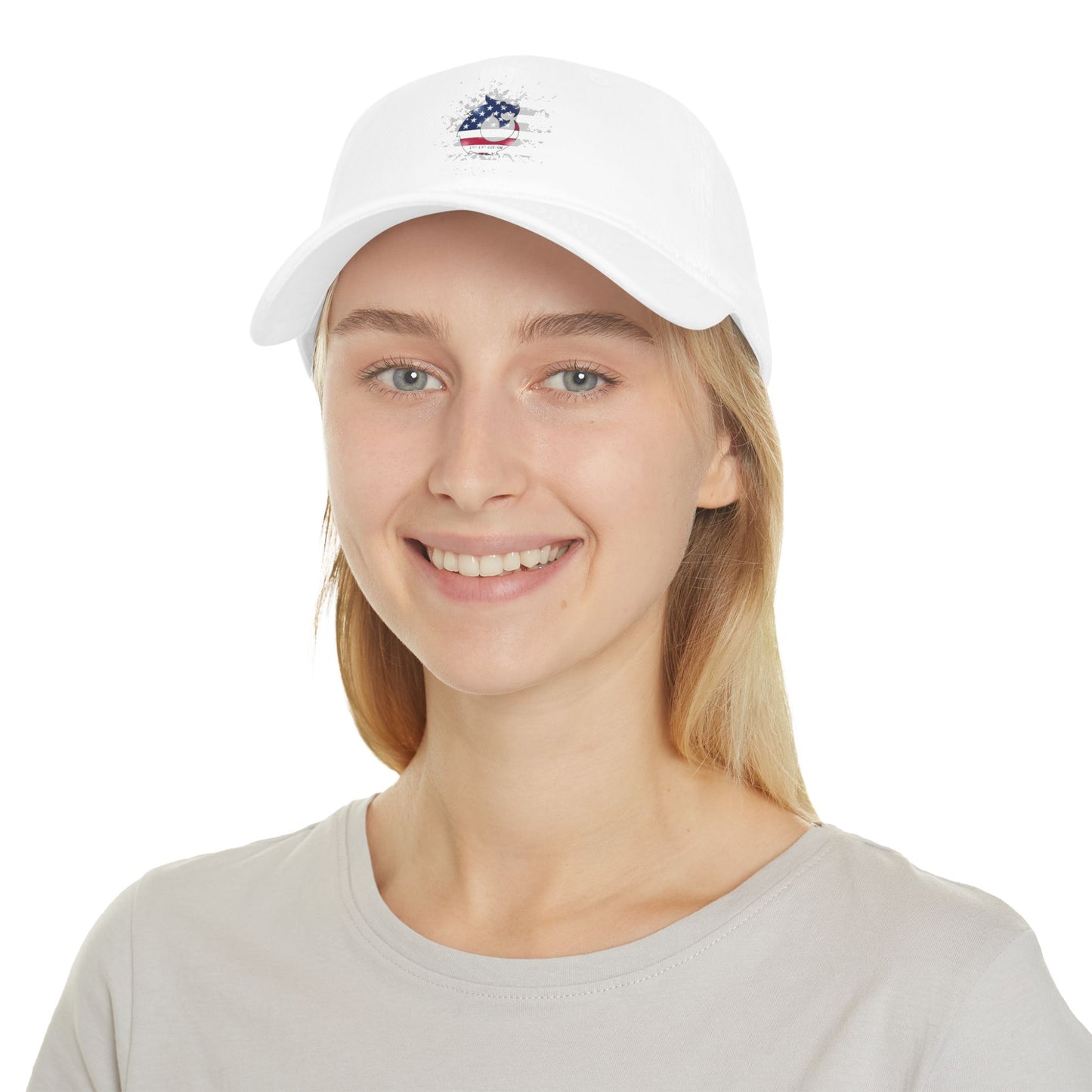 Low Profile Baseball Cap - Distress Flag Dragon