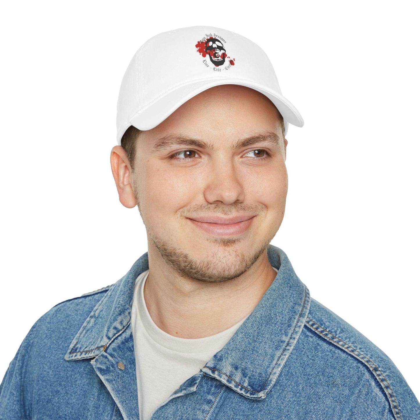 Low Profile Baseball Cap - GID Skull