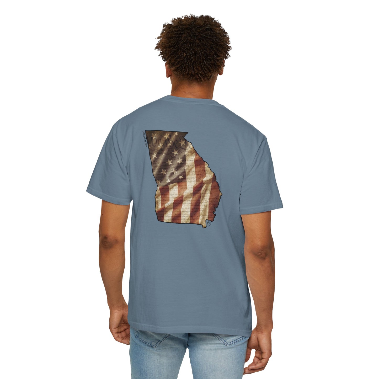 Garment-Dyed T-shirt - We The People - Georgia