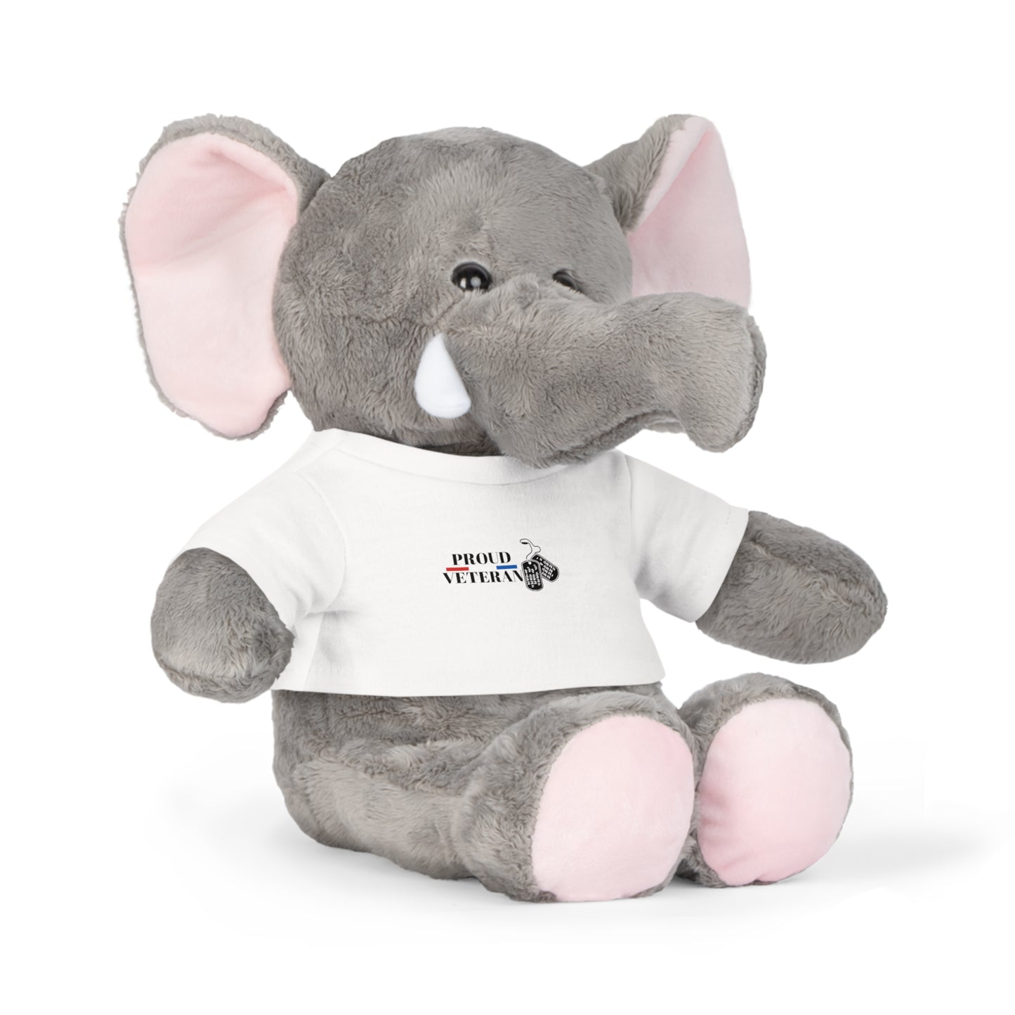 Plush Toy with T-Shirt - Proud Veteran