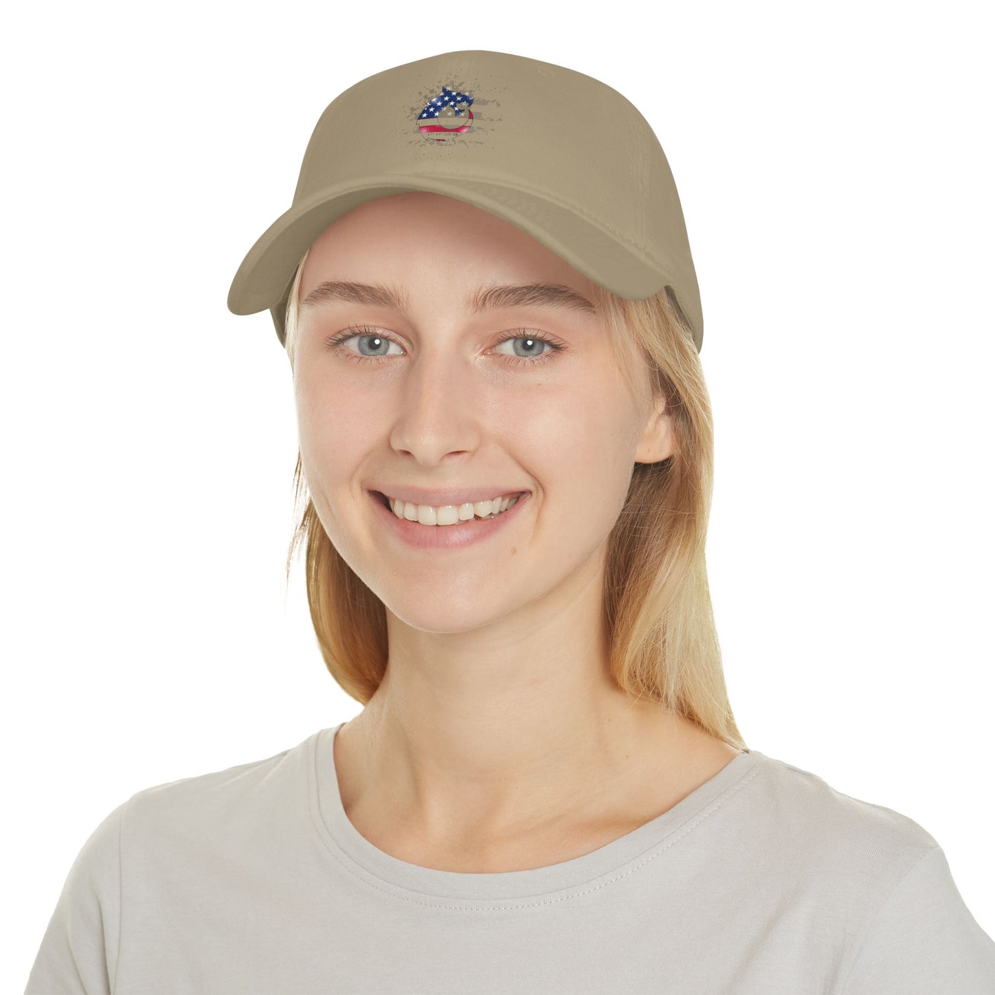 Low Profile Baseball Cap - Distress Flag Dragon