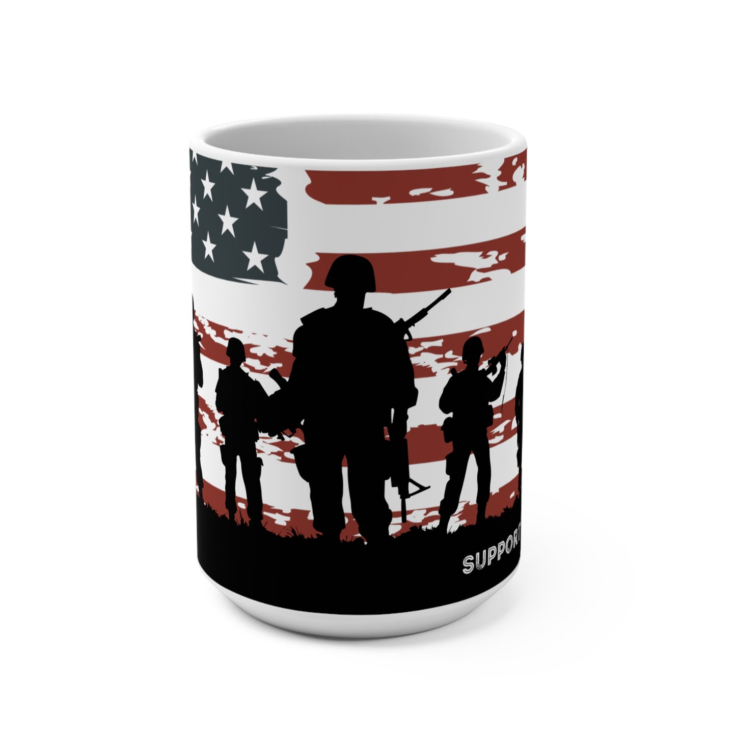 Mug (15oz for grow ups) - Support Our Troops
