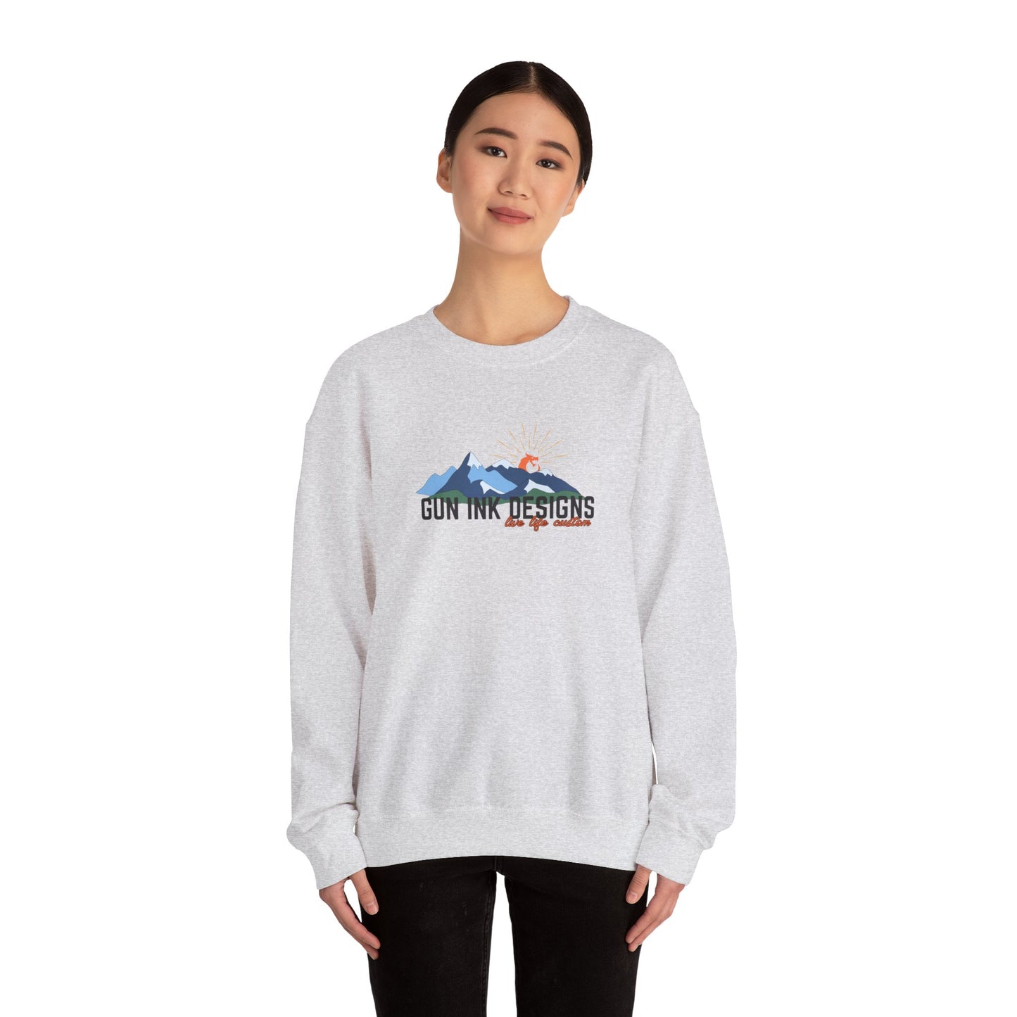Heavy Blend™ Crewneck Sweatshirt - Dragon Sunrise