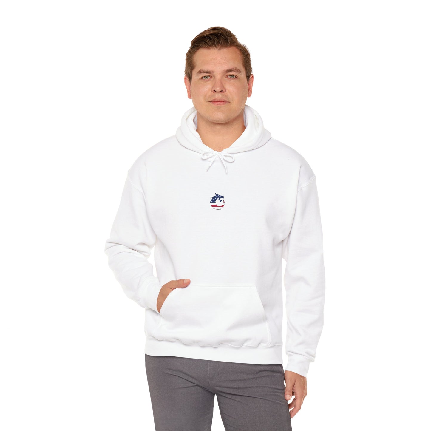 Heavy Blend™ Hooded Sweatshirt - 3D Flag
