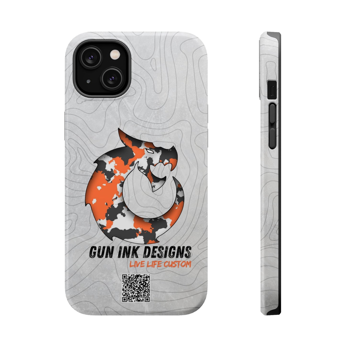 Magnetic Tough Cases - Topo QR code