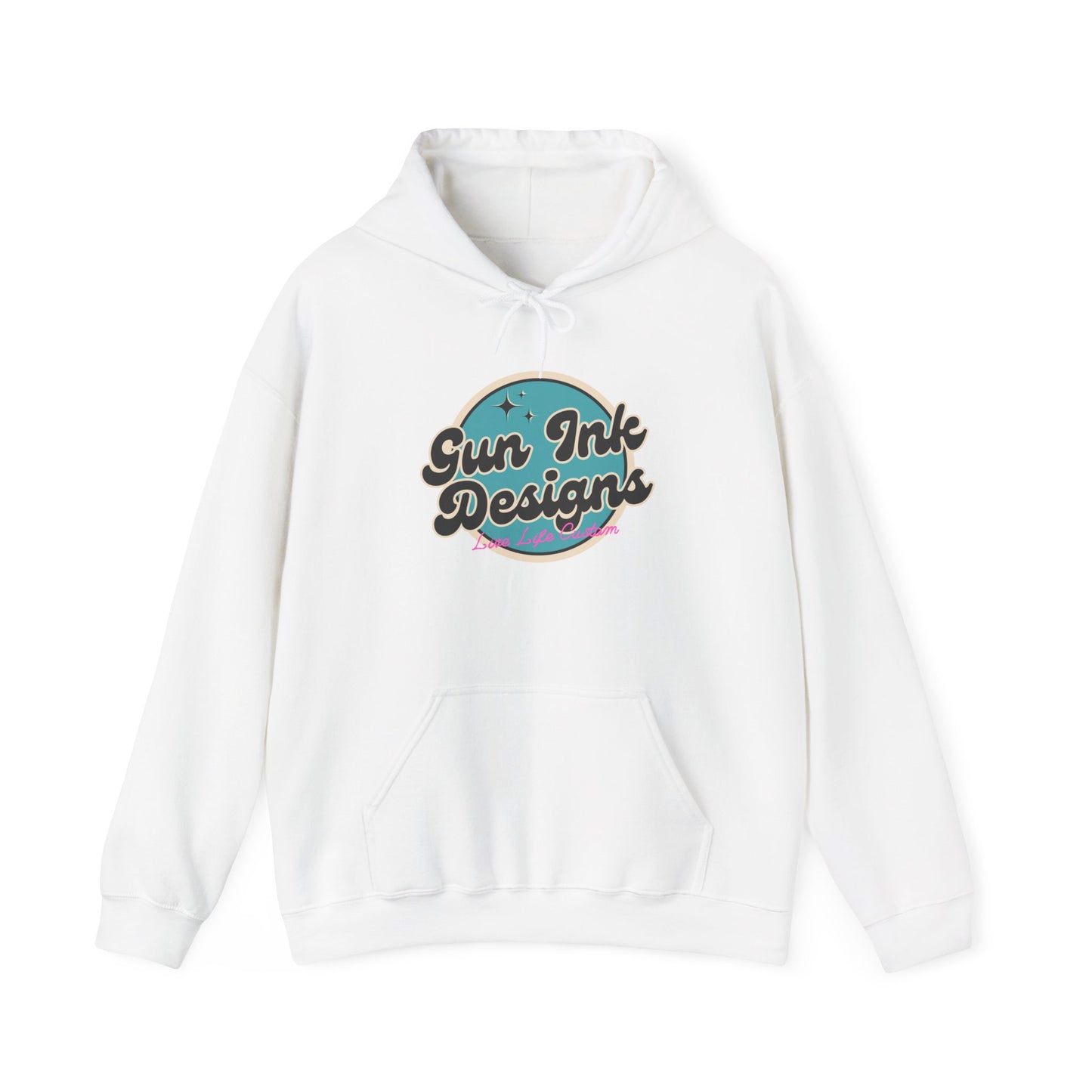 Heavy Blend™ Hooded Sweatshirt - Teal Circle