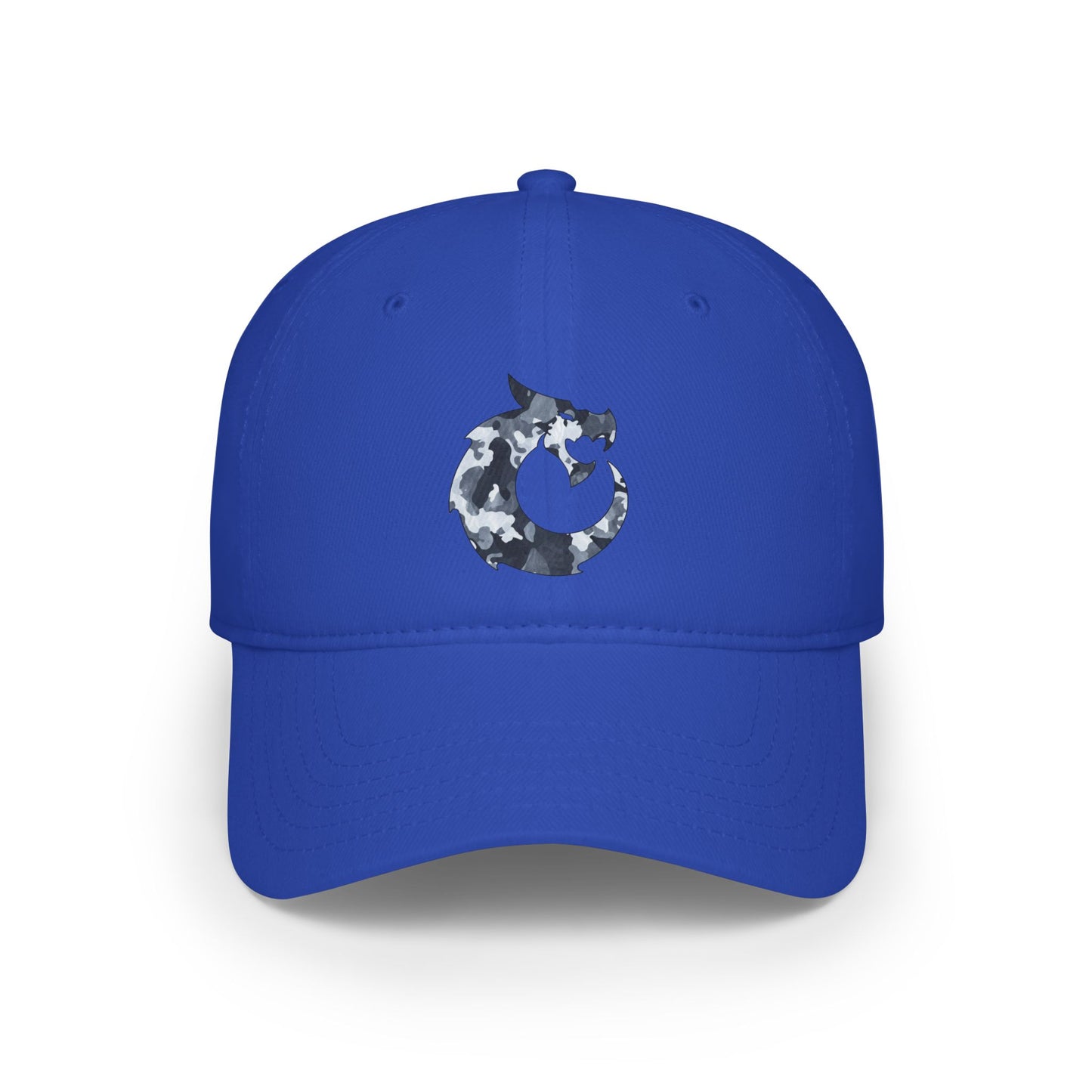Low Profile Baseball Cap - Gray Camo Dragon