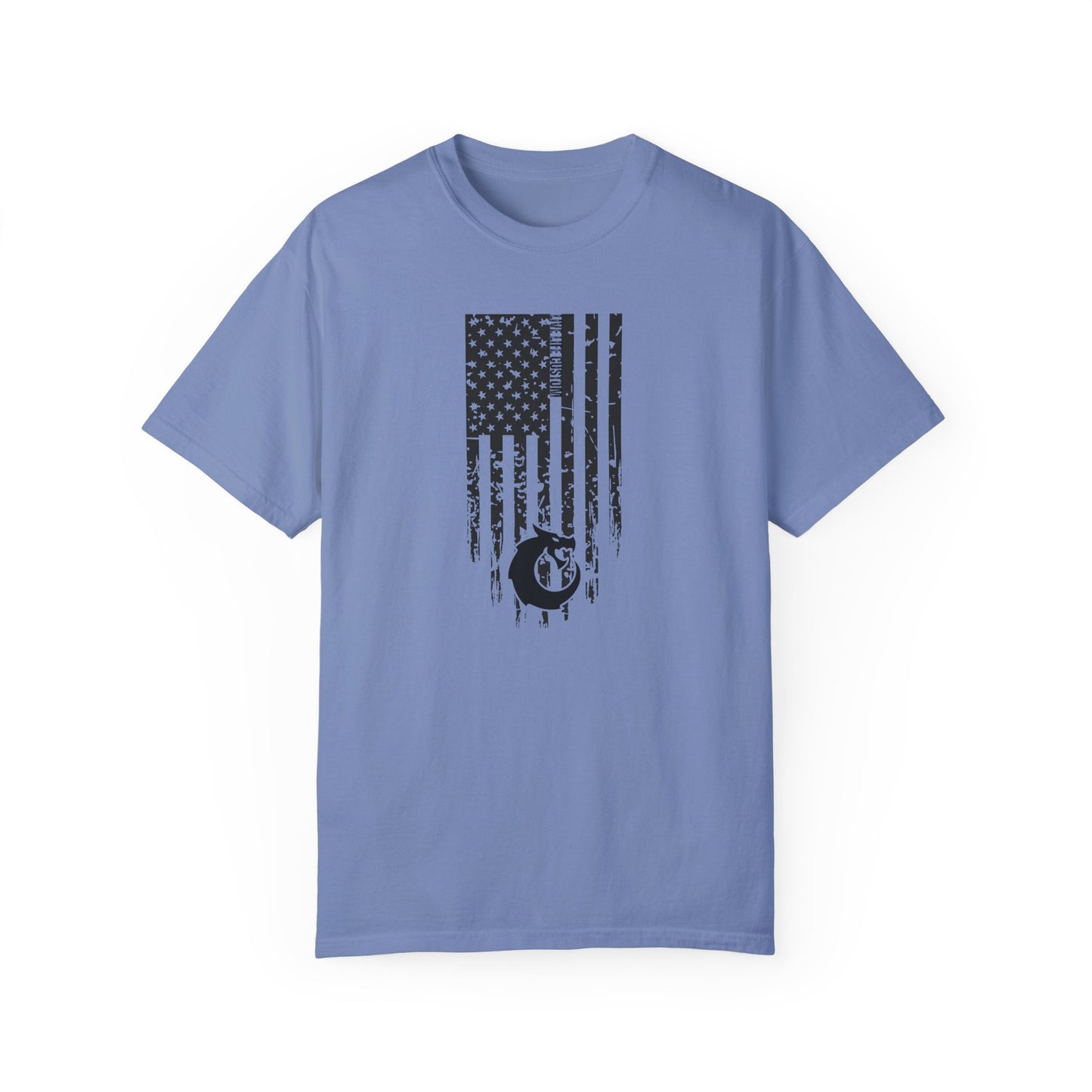 Garment-Dyed T-shirt - Distressed Flag